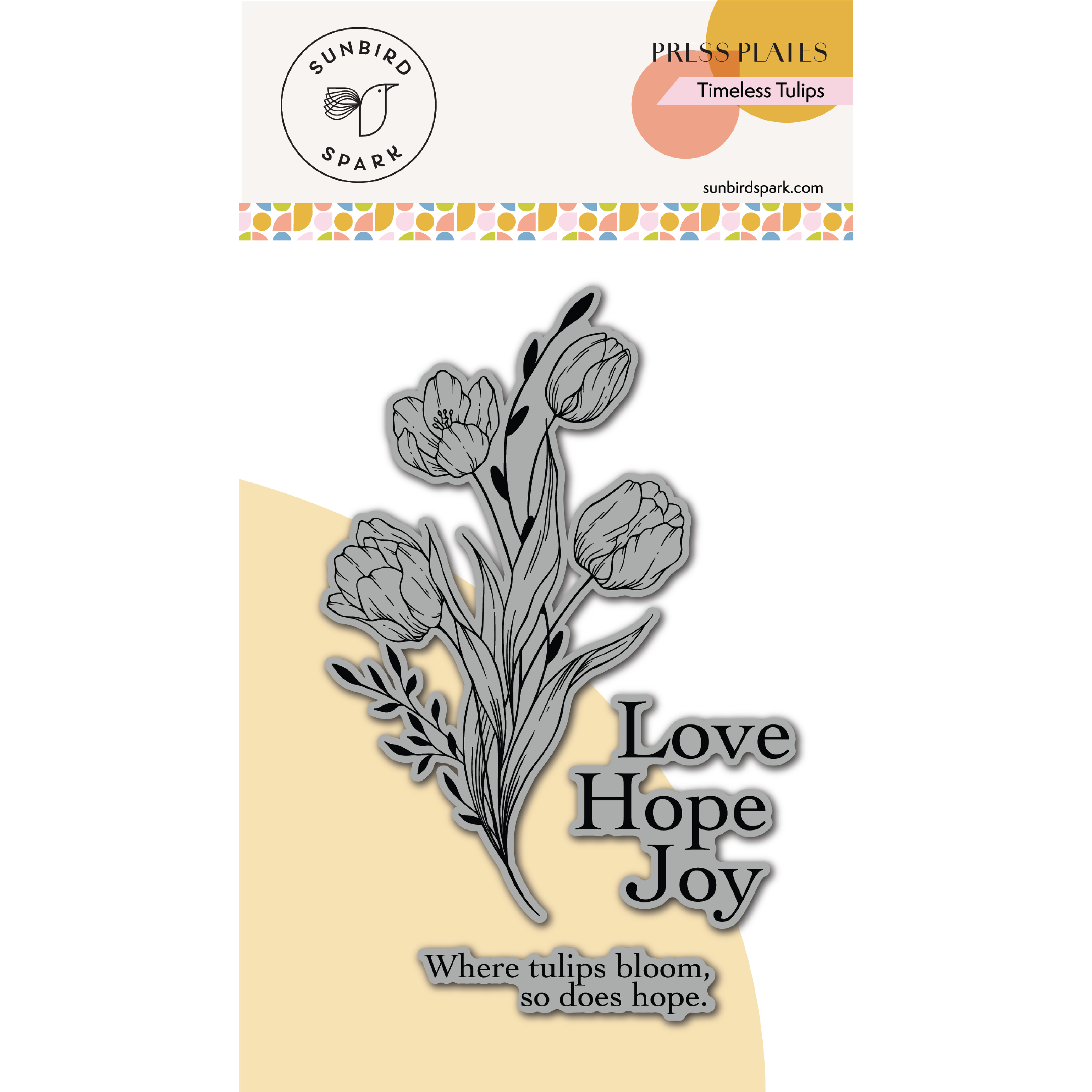 Timeless Tulips - Press Plates
