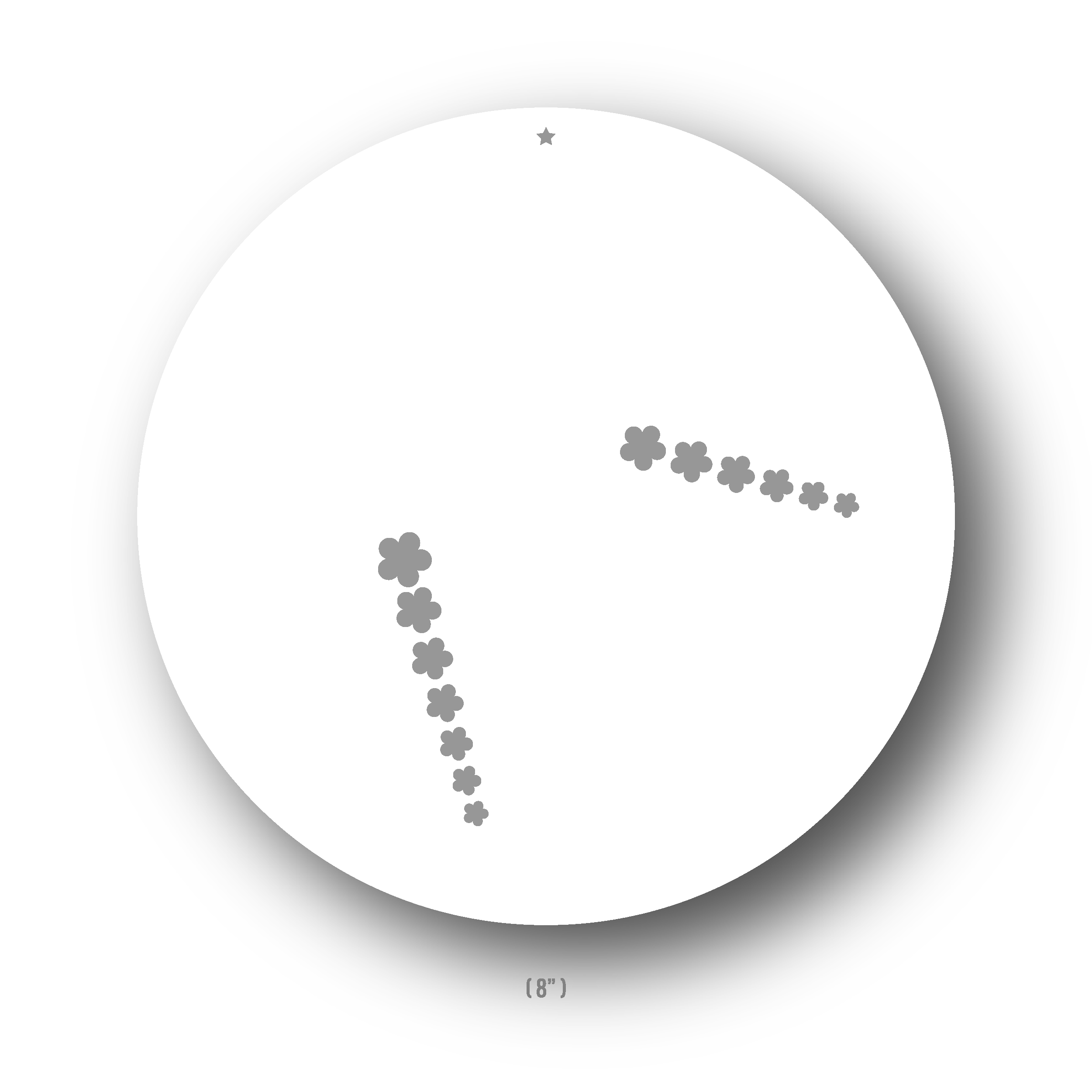 Blossom Sprinkle Stencils 360°™ (8")