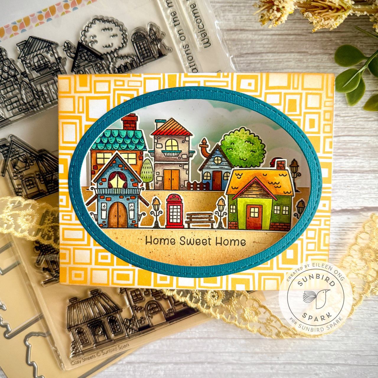 Cozy Streets Clear Stamps