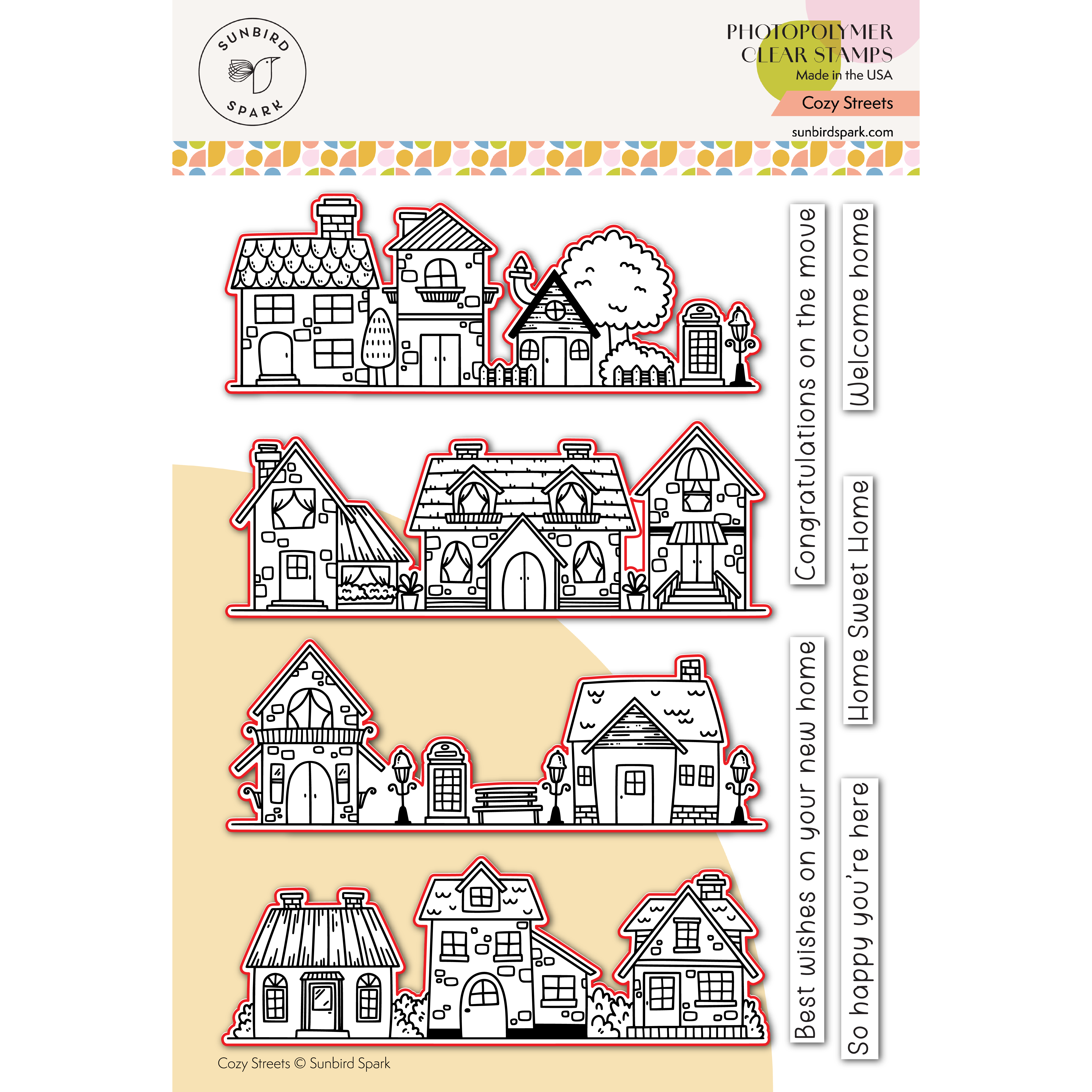 Cozy Streets - Coordinating Crisp Cuts™ - Craft Dies