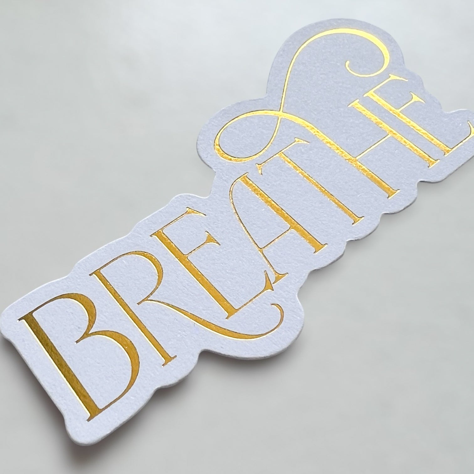 Moments of Calm Premium Foiled Affirmation Words