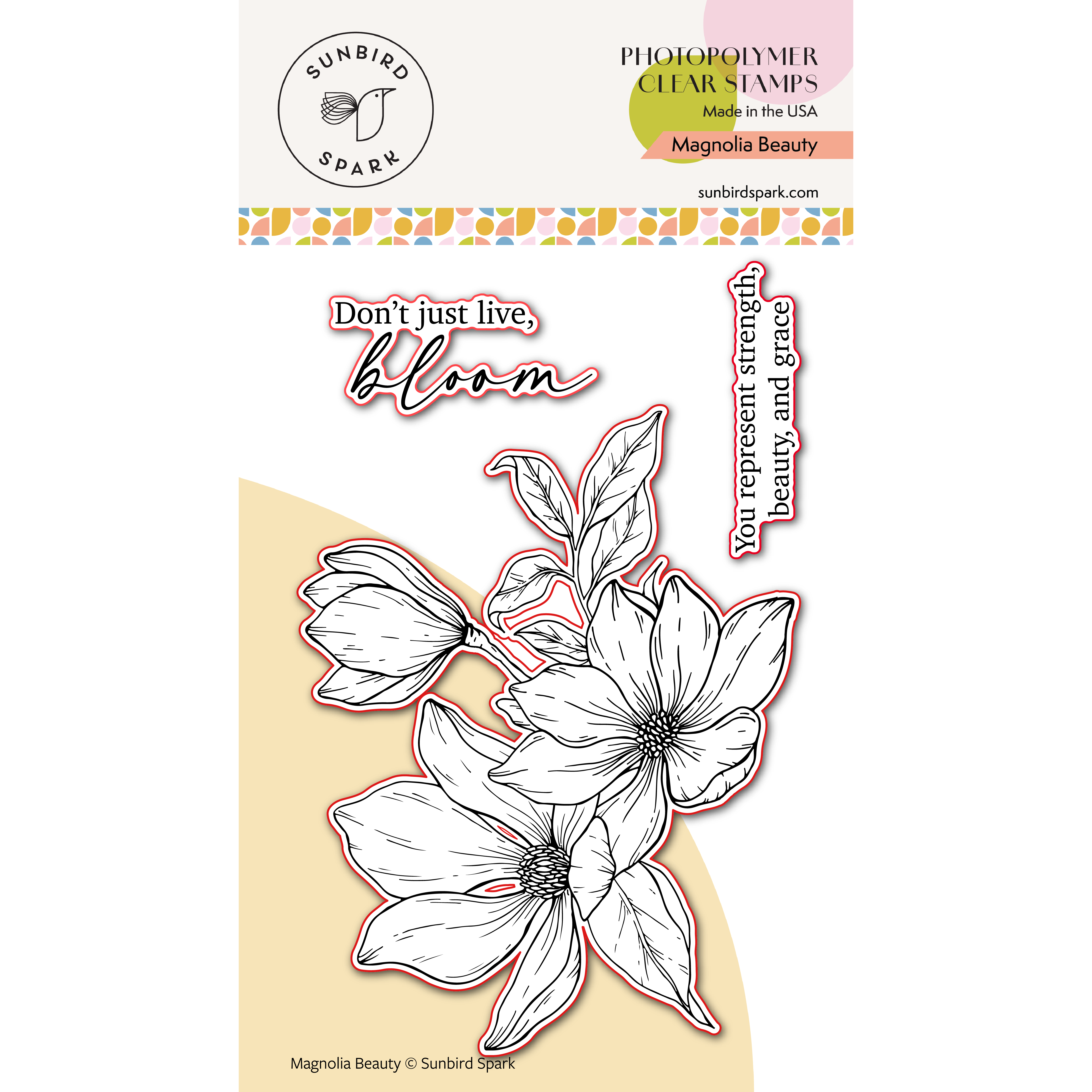 Magnolia Beauty - Coordinating Crisp Cuts™ - Craft Dies