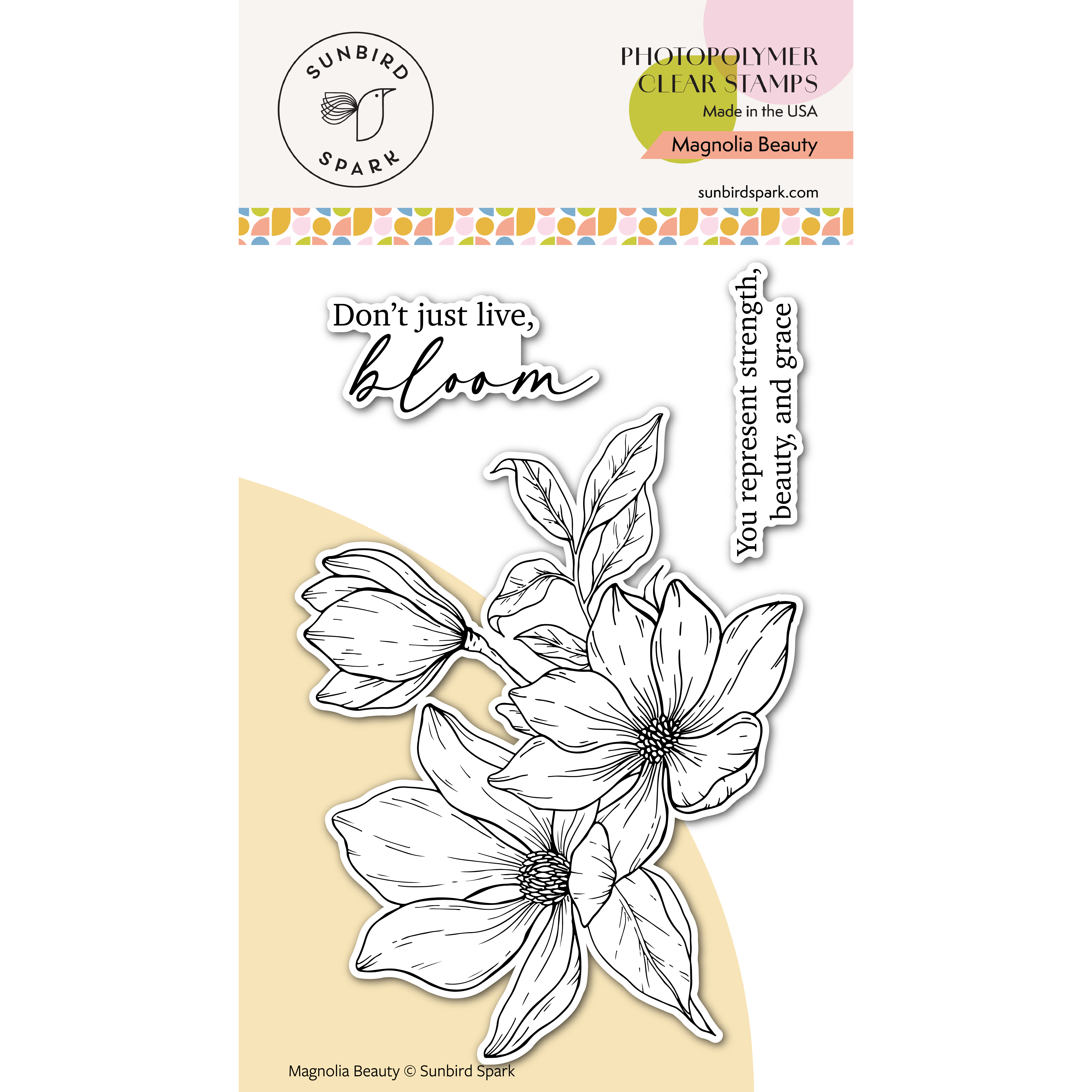 Magnolia Beauty Clear Stamps