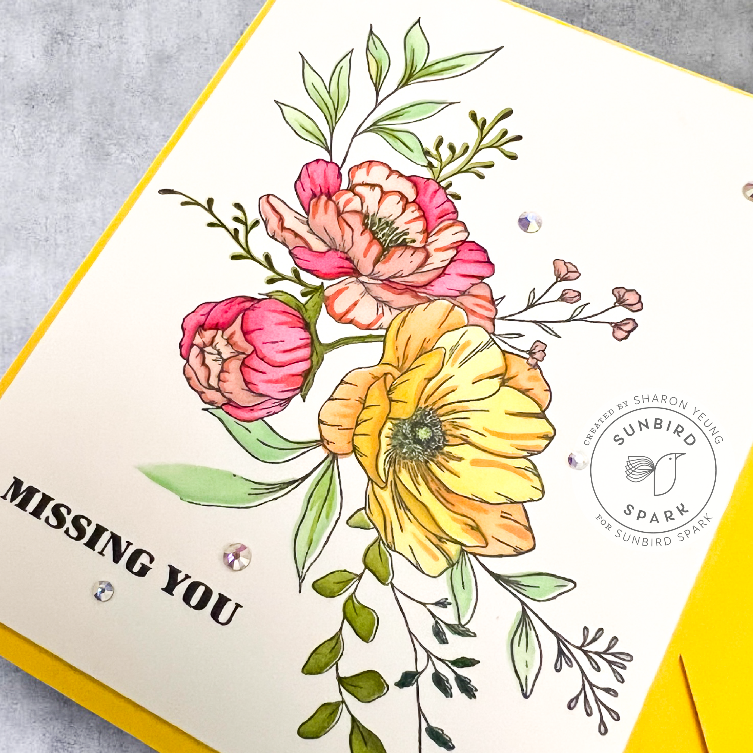 Flourish Boldly Clear Stamps