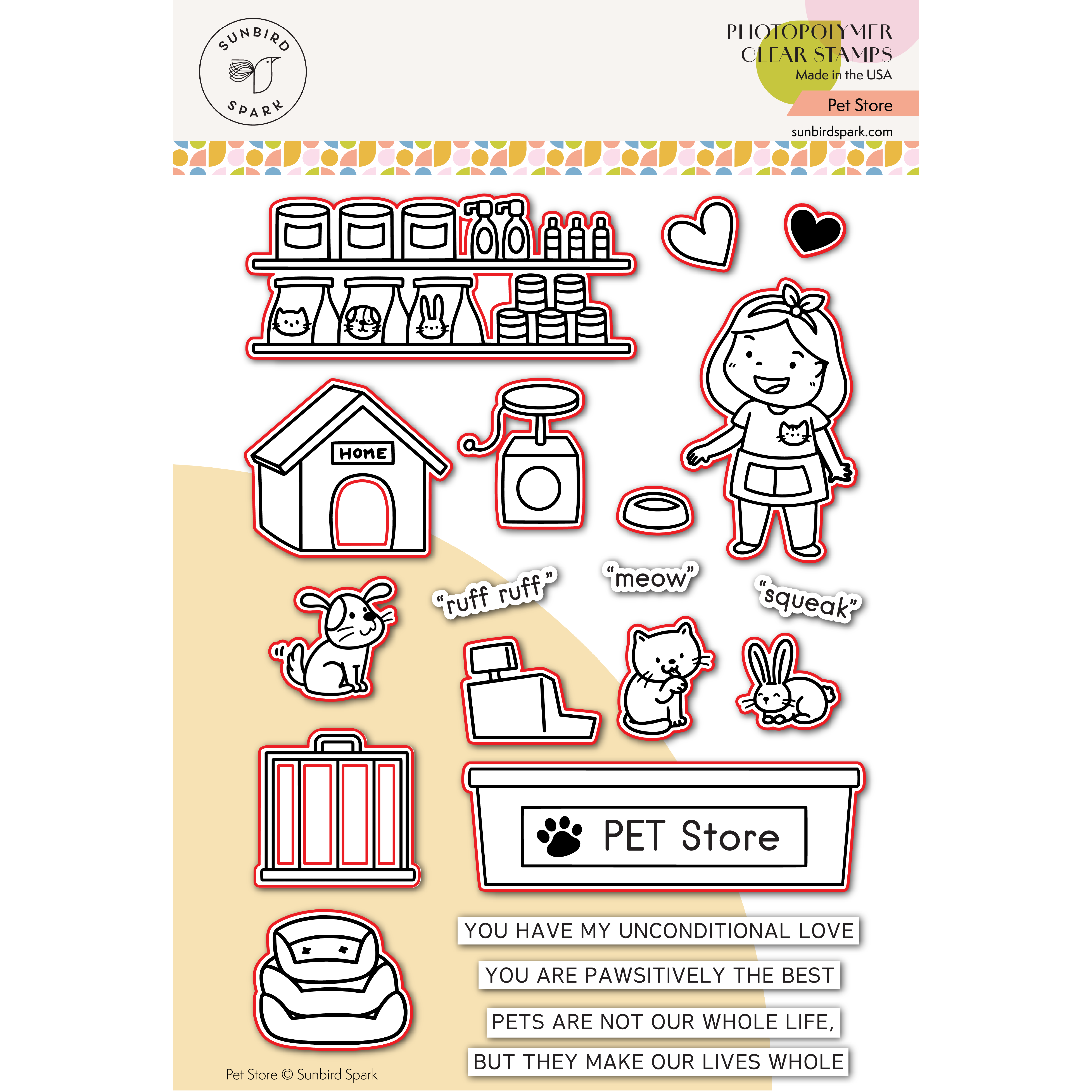 Pet Store - Coordinating Crisp Cuts™ - Craft Dies