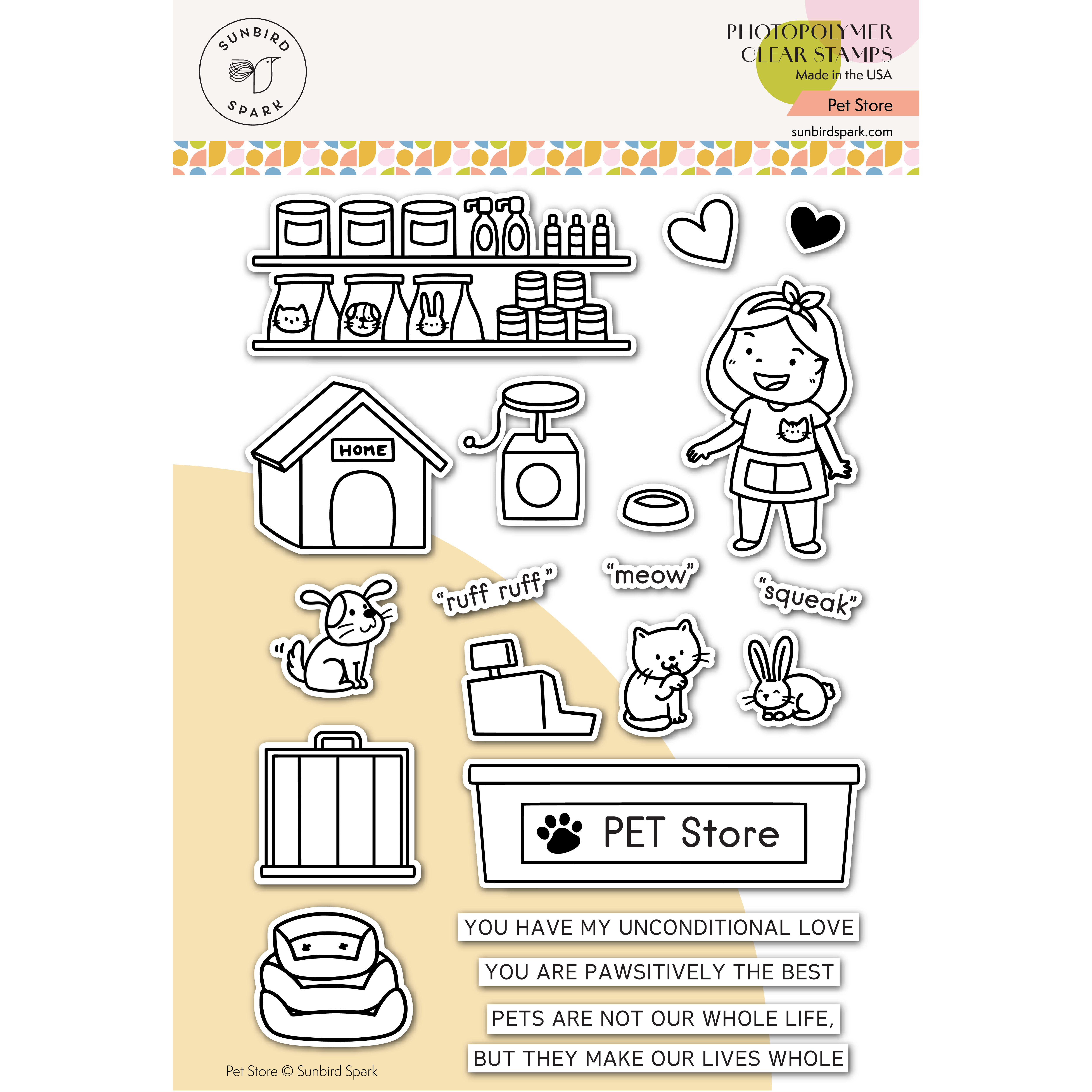 Pet Store Clear Stamps