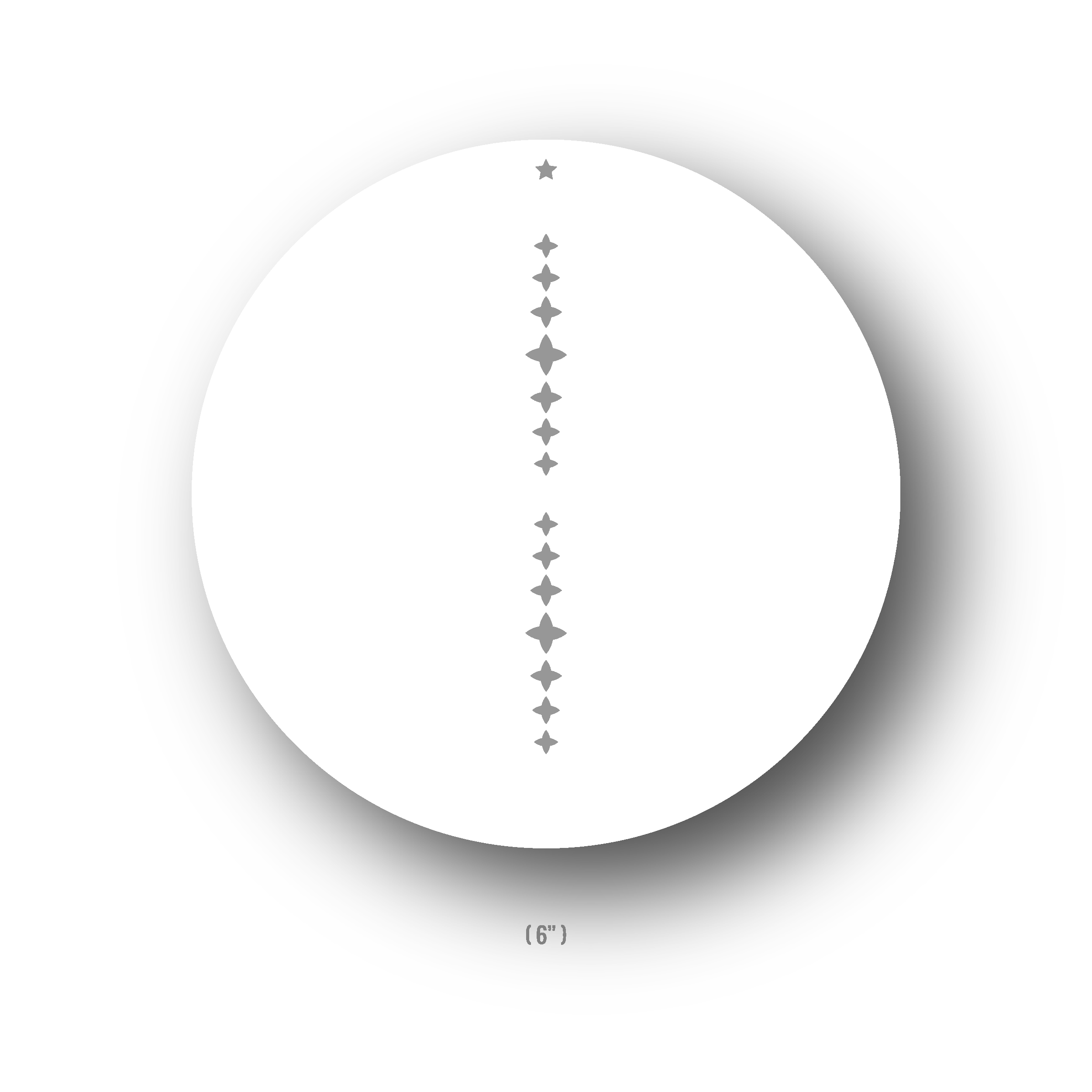 Starlight Compass Stencils 360°™ (6")