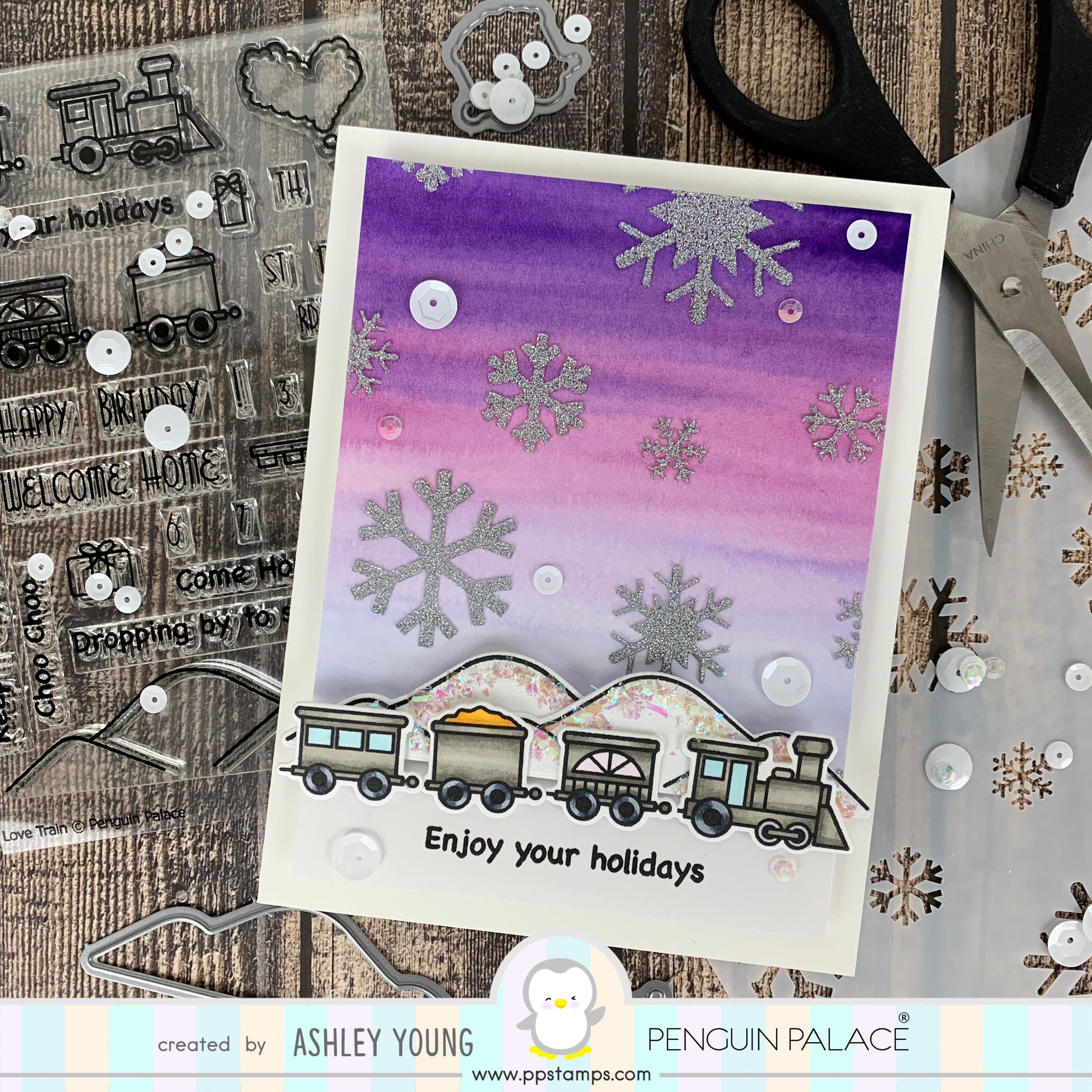 Crystal Snowflakes - Penguin Perfect Patterns