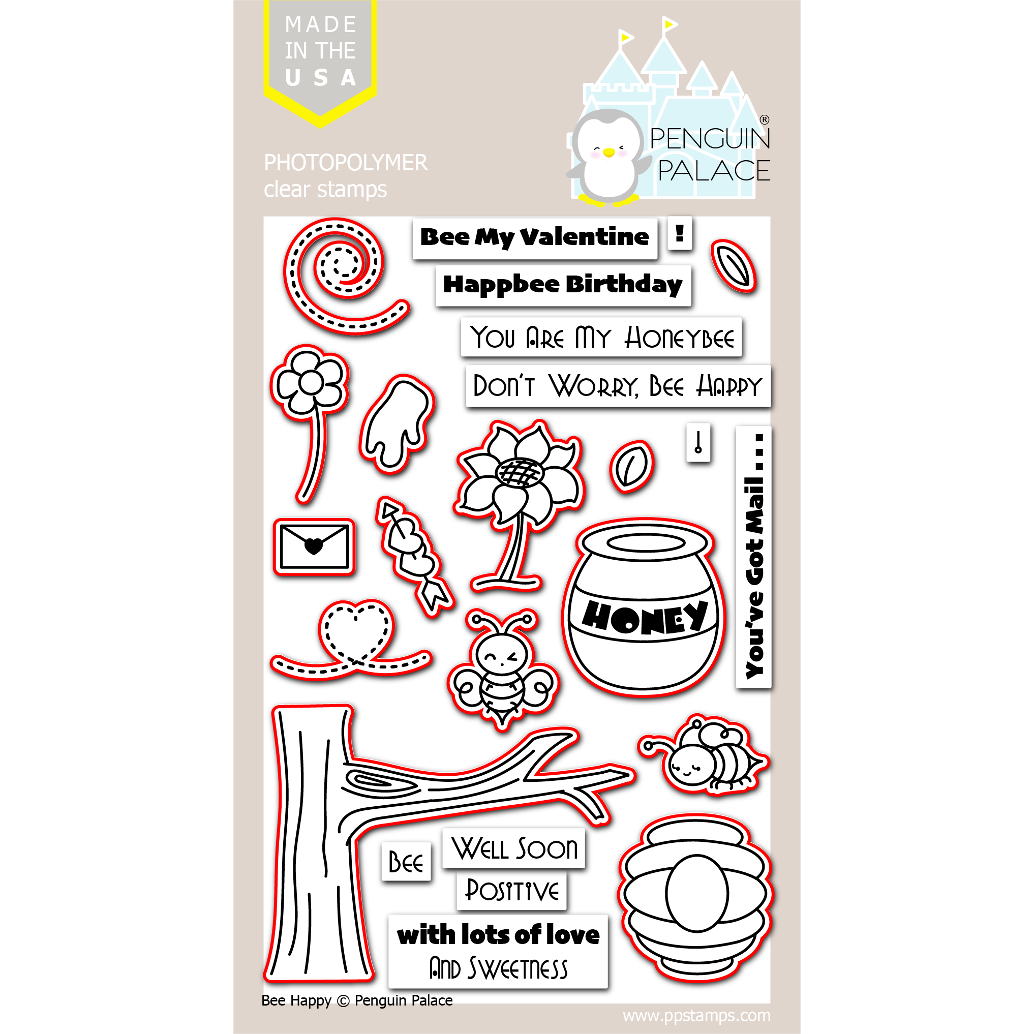 Bee Happy - Penguin Perfect Cuts