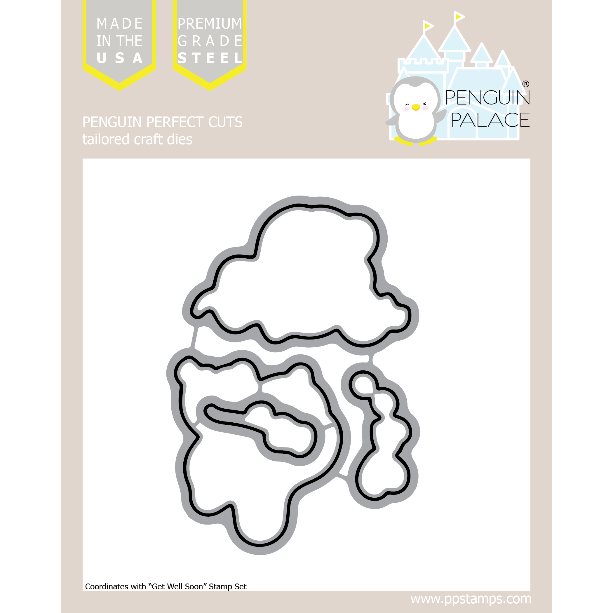 Get Well Soon - Penguin Perfect Cuts