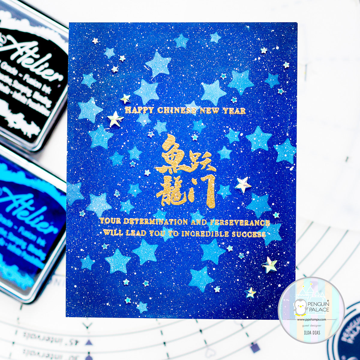 Starry Spiral Stencils 360°™