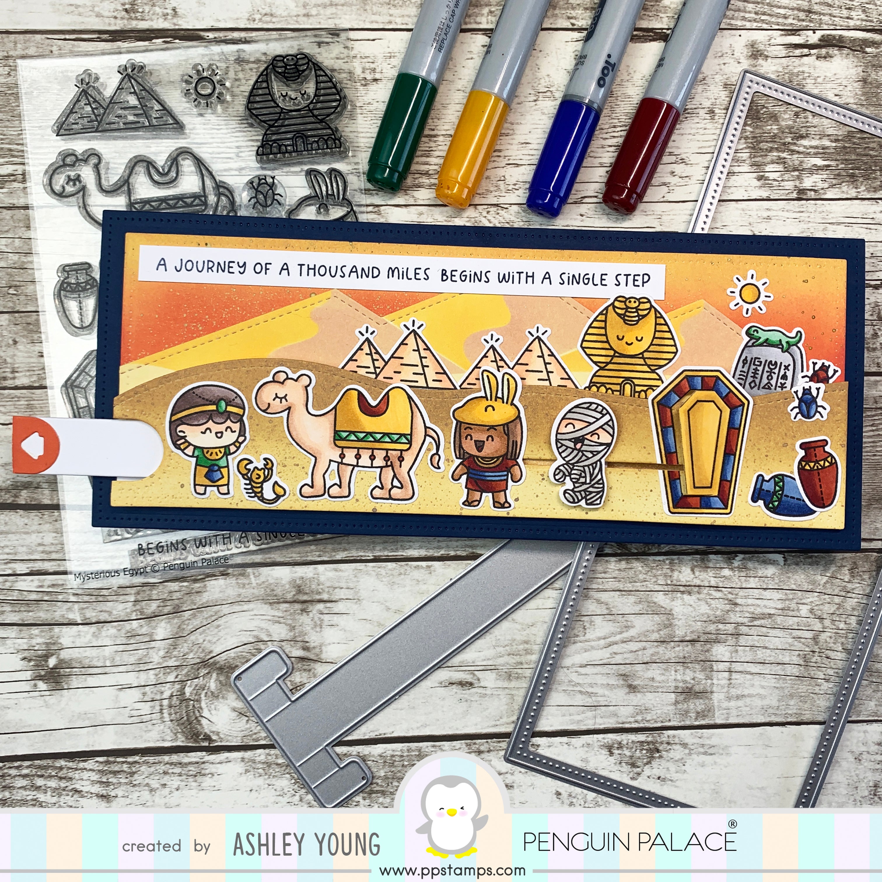 Dotted Borders Slimline Pull Tab - Stand-Alone Die