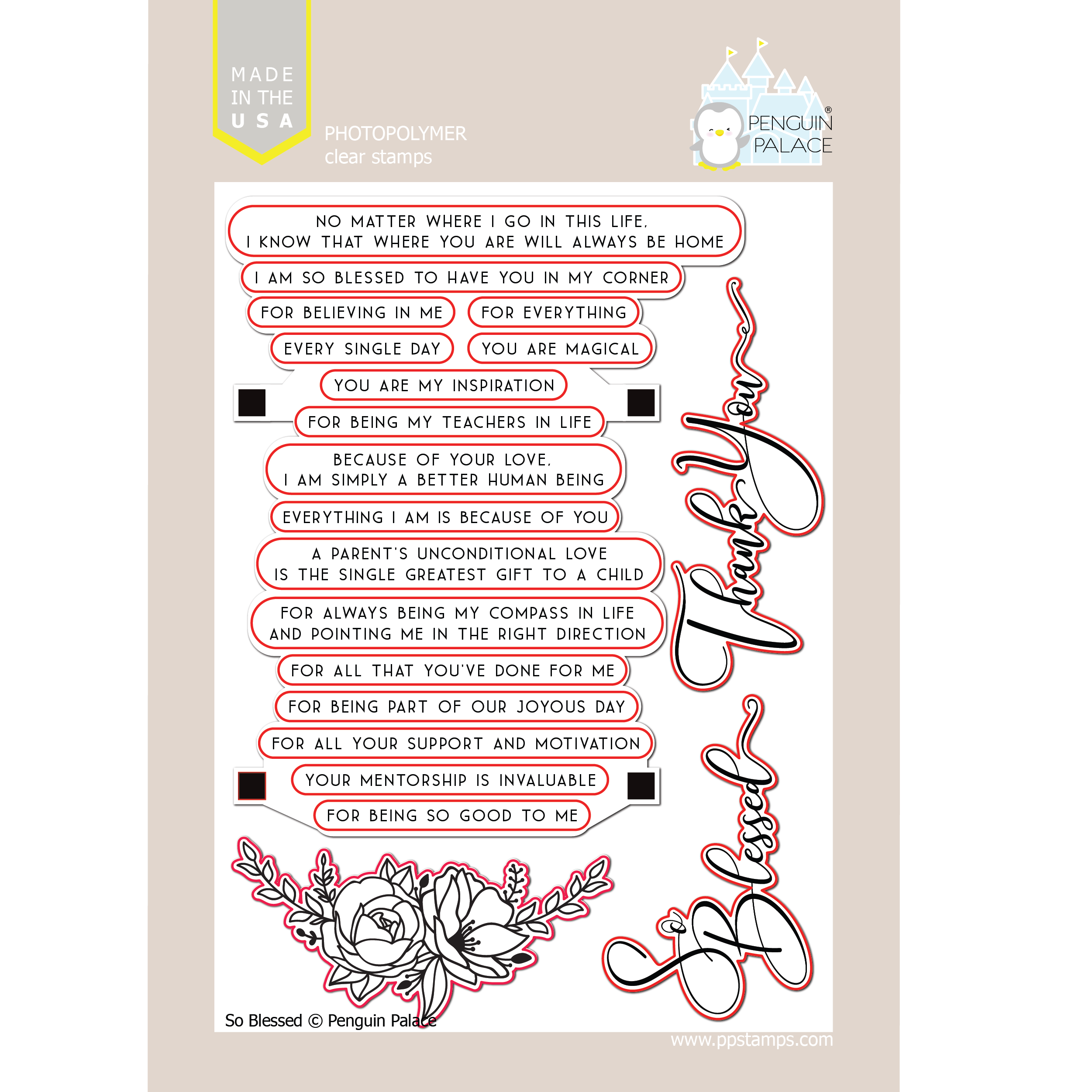 So Blessed - Penguin Perfect Cuts