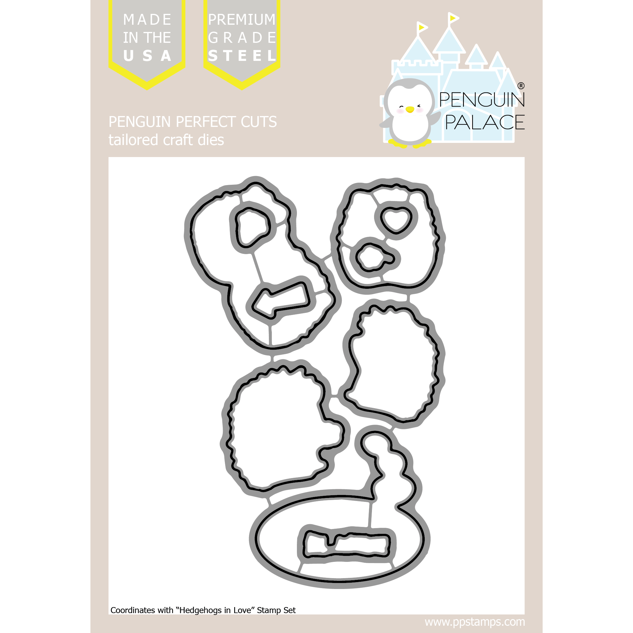 Hedgehogs in Love - Penguin Perfect Cuts