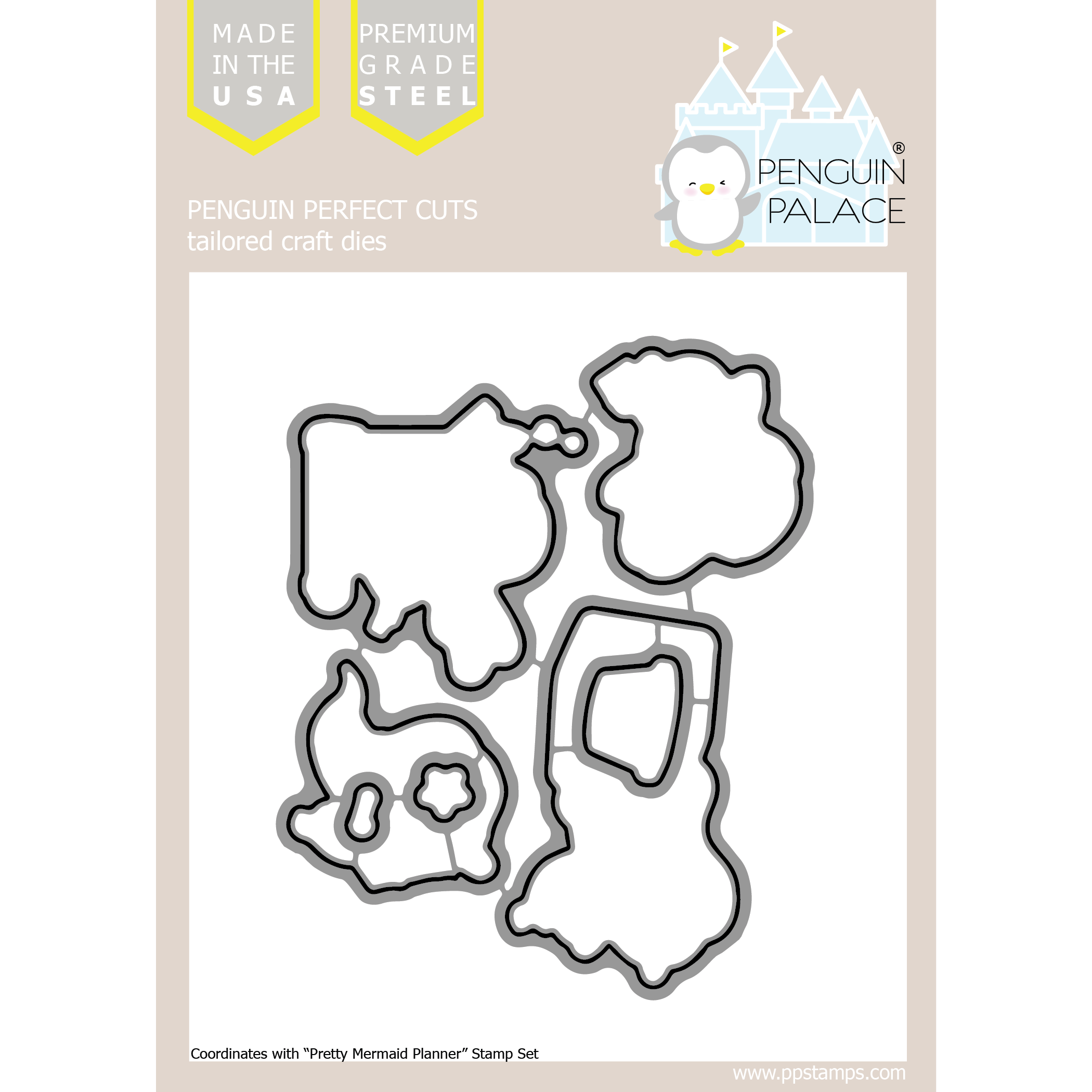 Pretty Mermaid Planner - Penguin Perfect Cuts