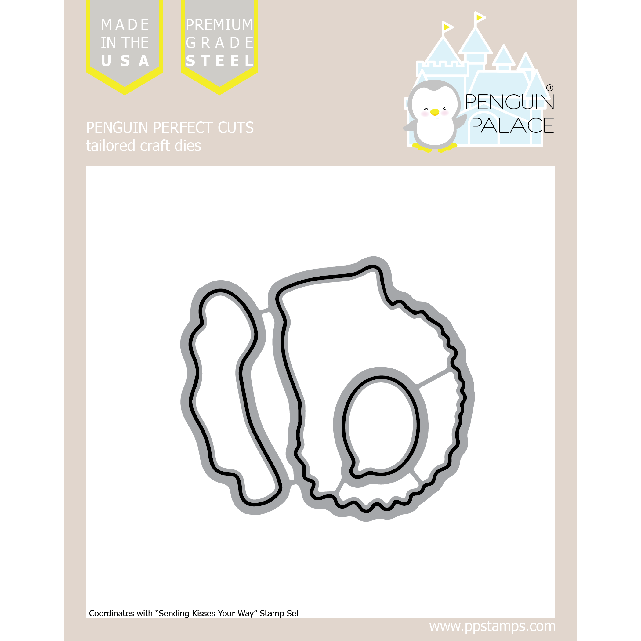 Sending Kisses Your Way - Penguin Perfect Cuts