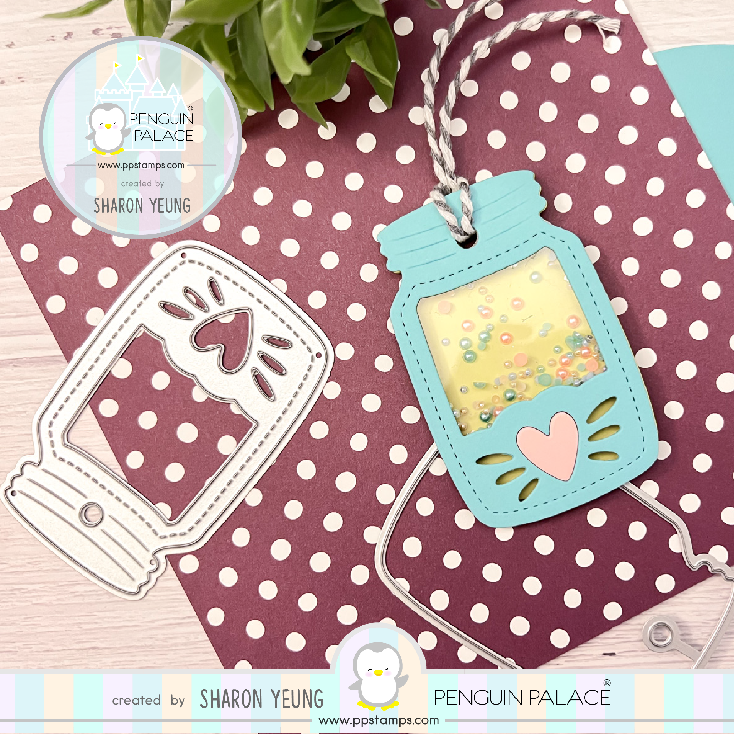 Mason Jars and Mittens Shaker Tags Stand-Alone Dies