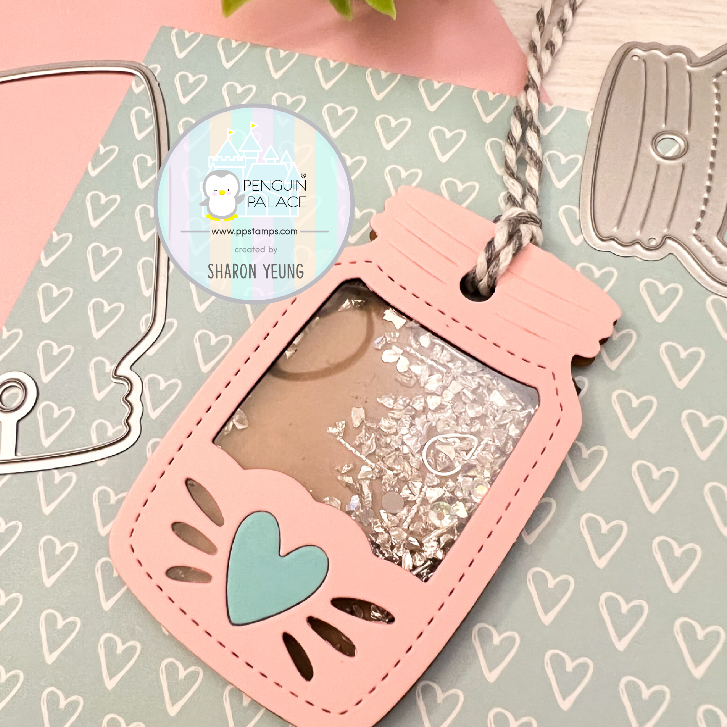 Mason Jars and Mittens Shaker Tags Stand-Alone Dies