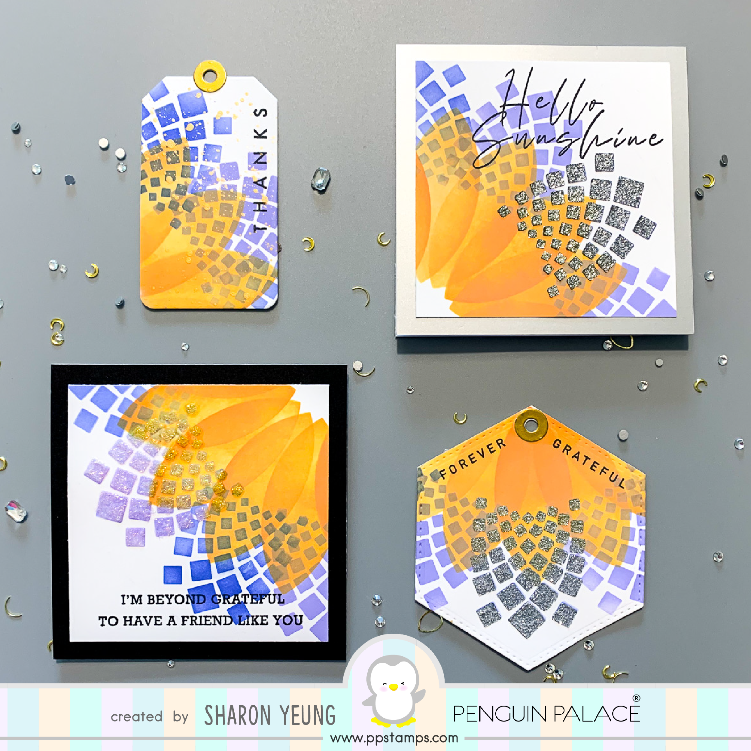 Mega Summer Blossom Stencils 360°™