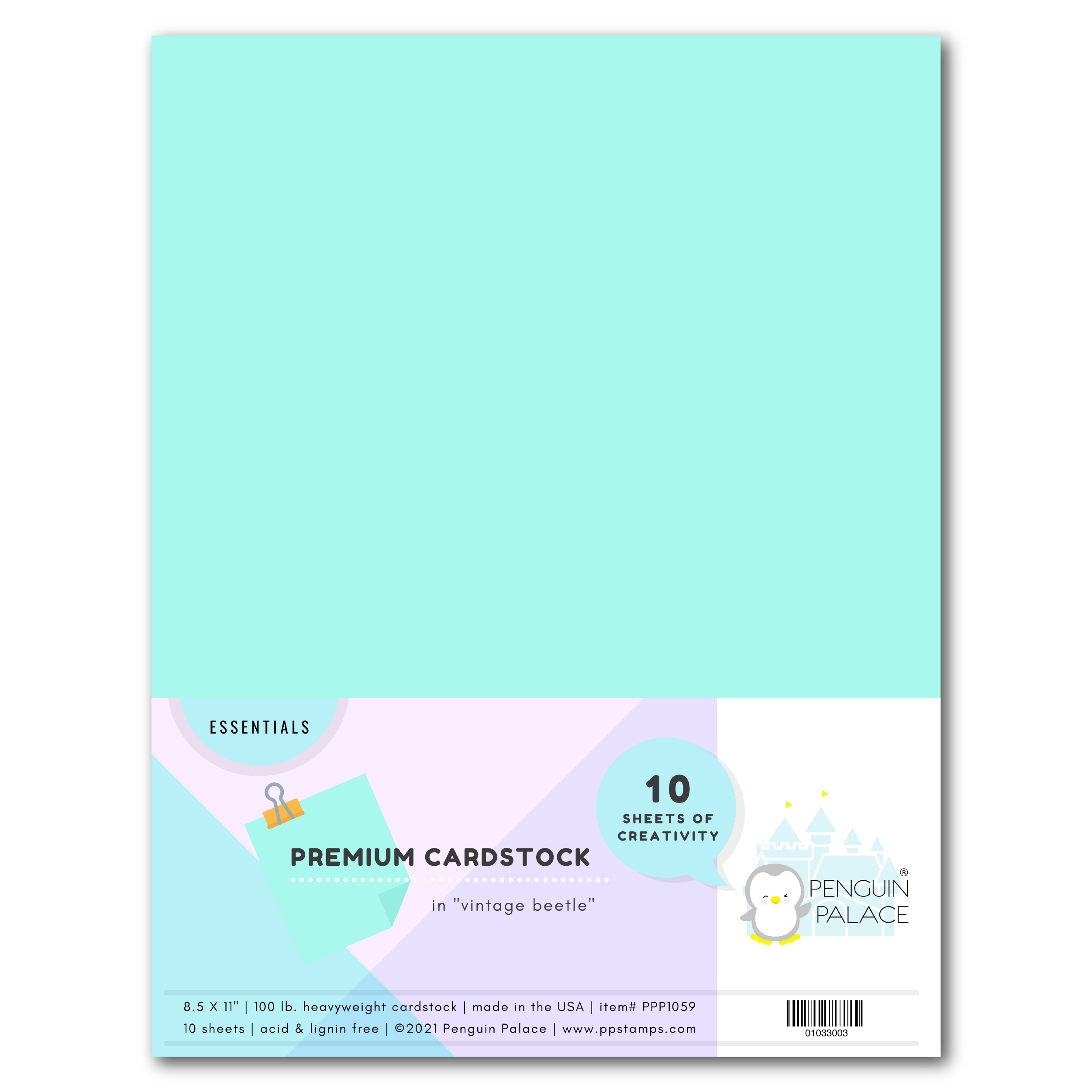 Vintage Beetle - Heavyweight Premium Cardstock