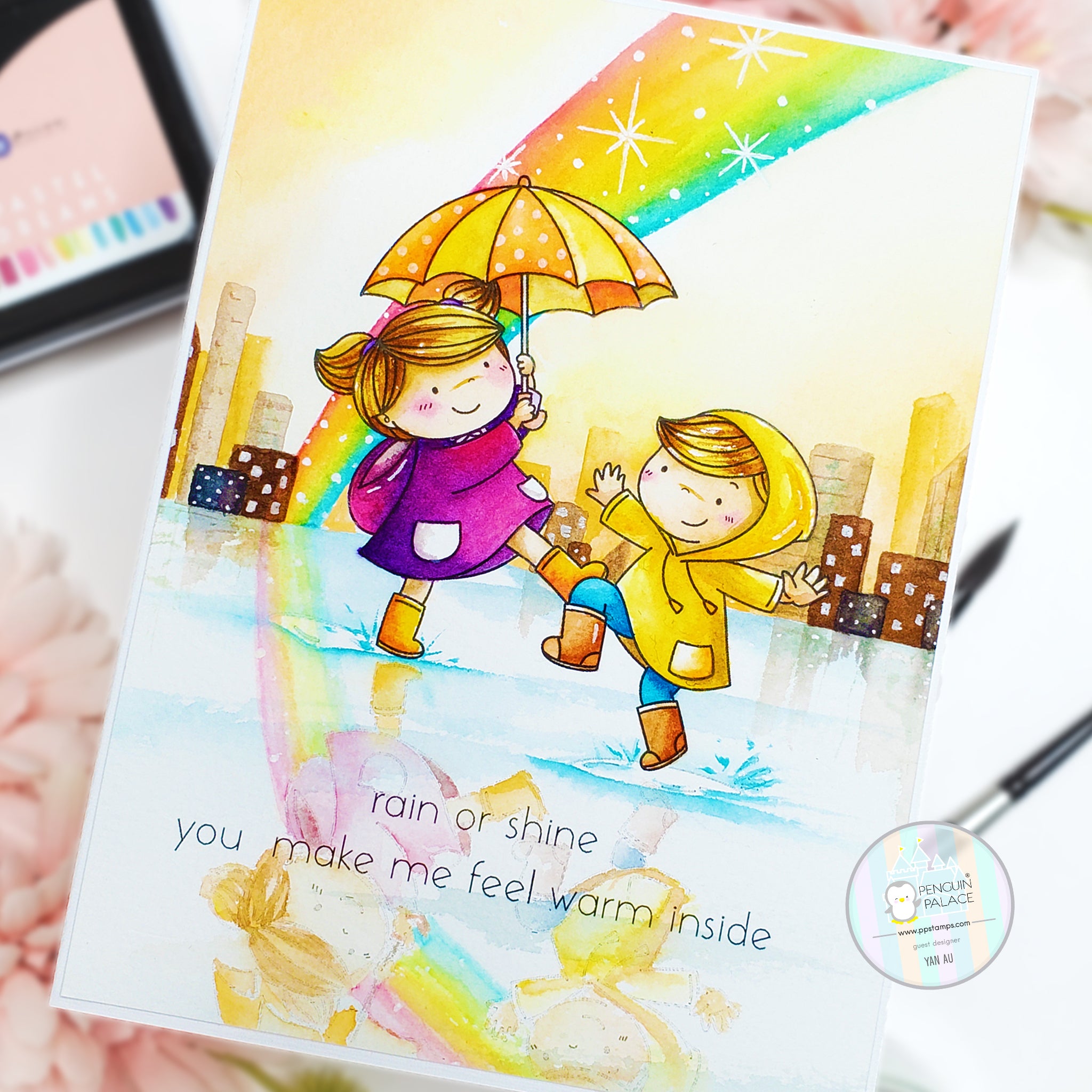 Puddles Of Fun - Digital Stamp