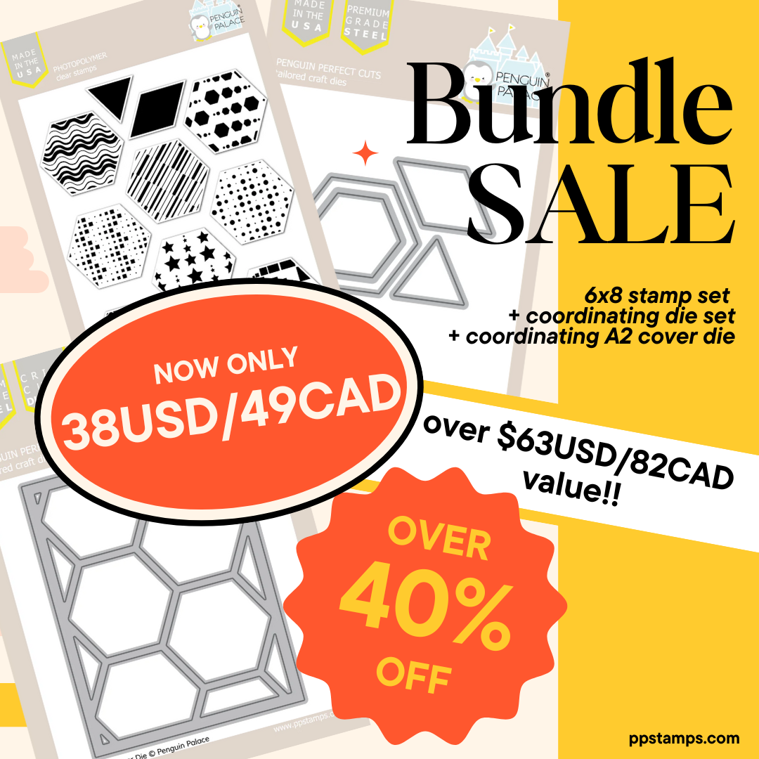 Geometric Arts and Hexagon Geo Stamp and Dies Bundle