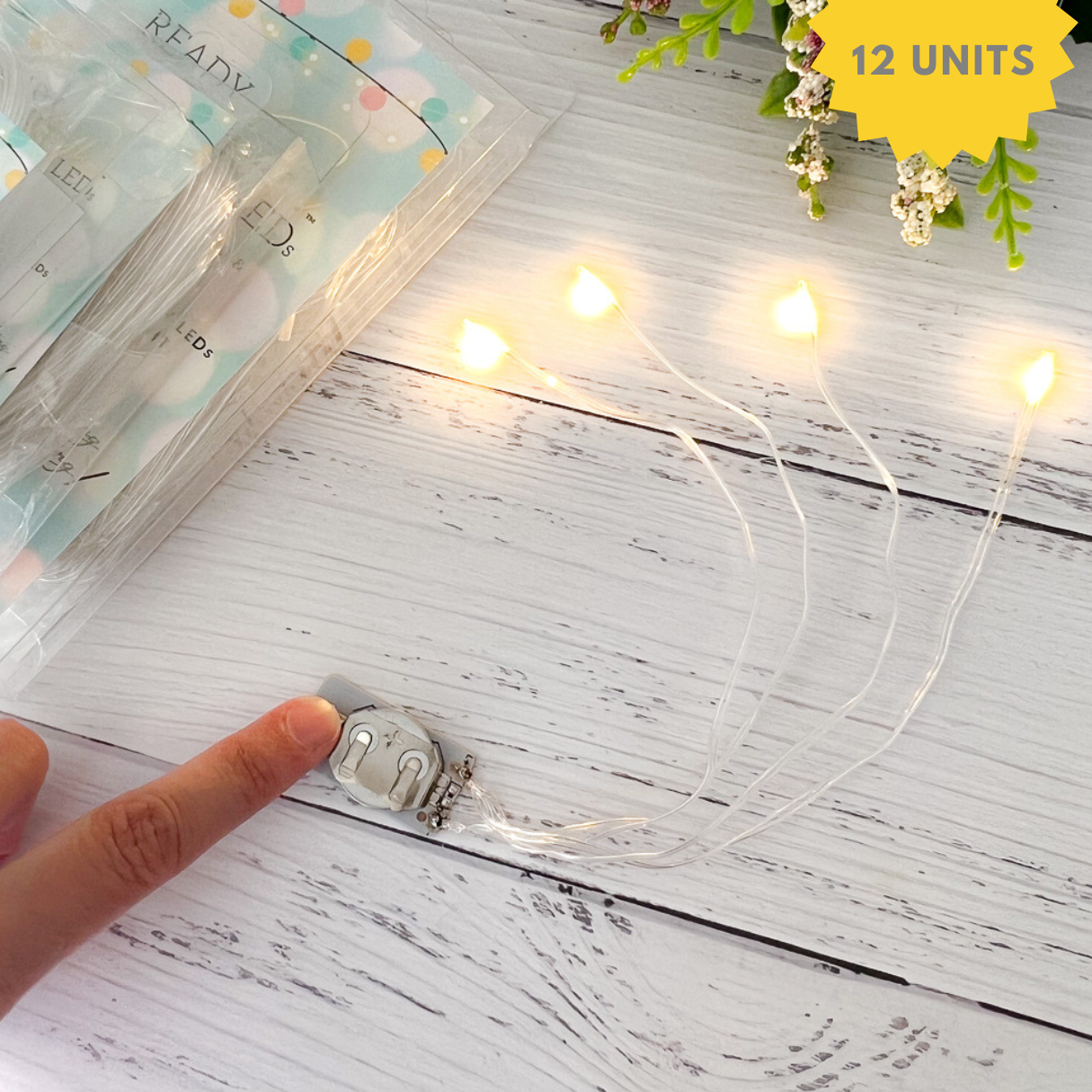 Ready To Glow™ LEDs - 4 LEDs per Unit (12 Units)