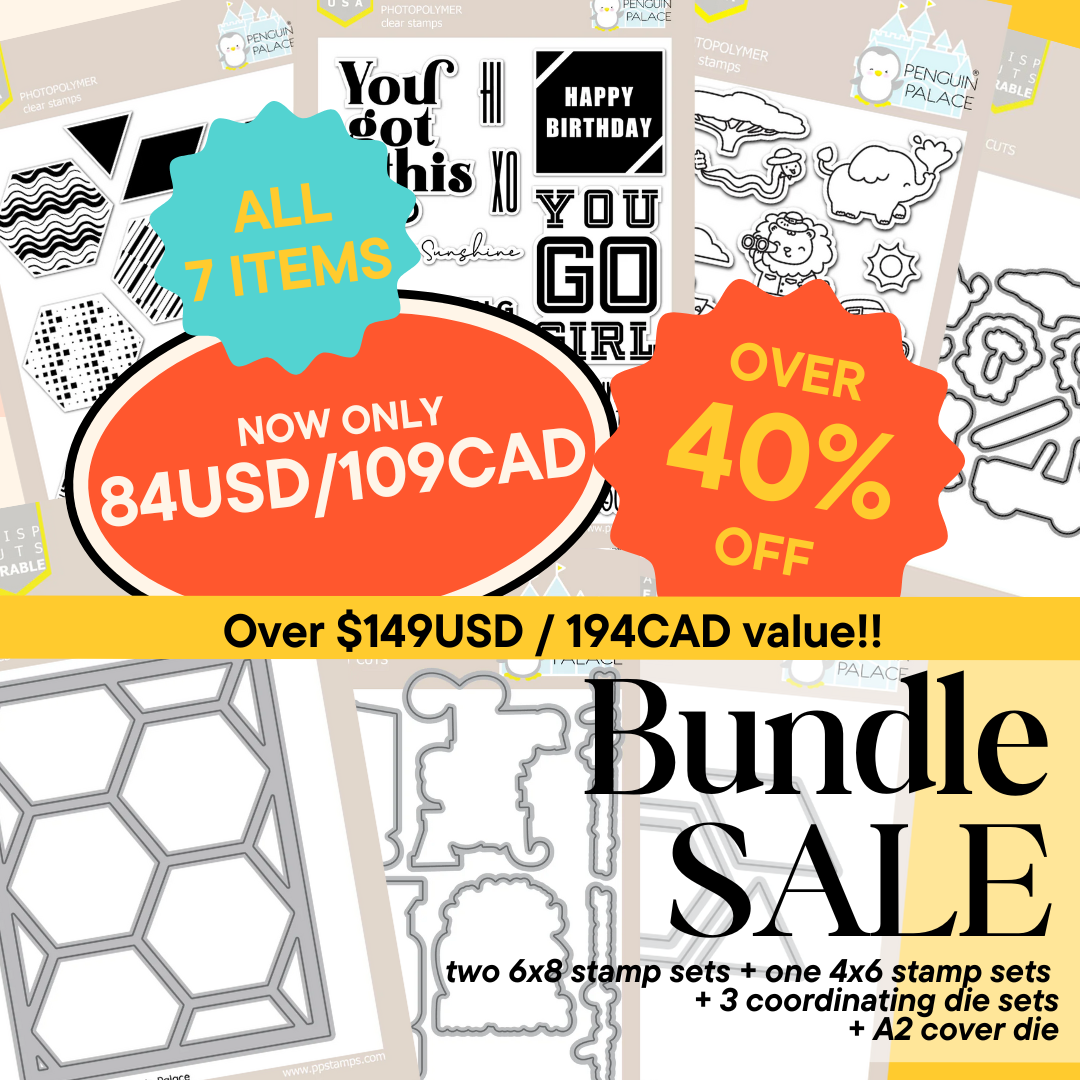 Everyday Sentiments, Beautiful Africa, Geometric Arts Stamp and Dies Bundle