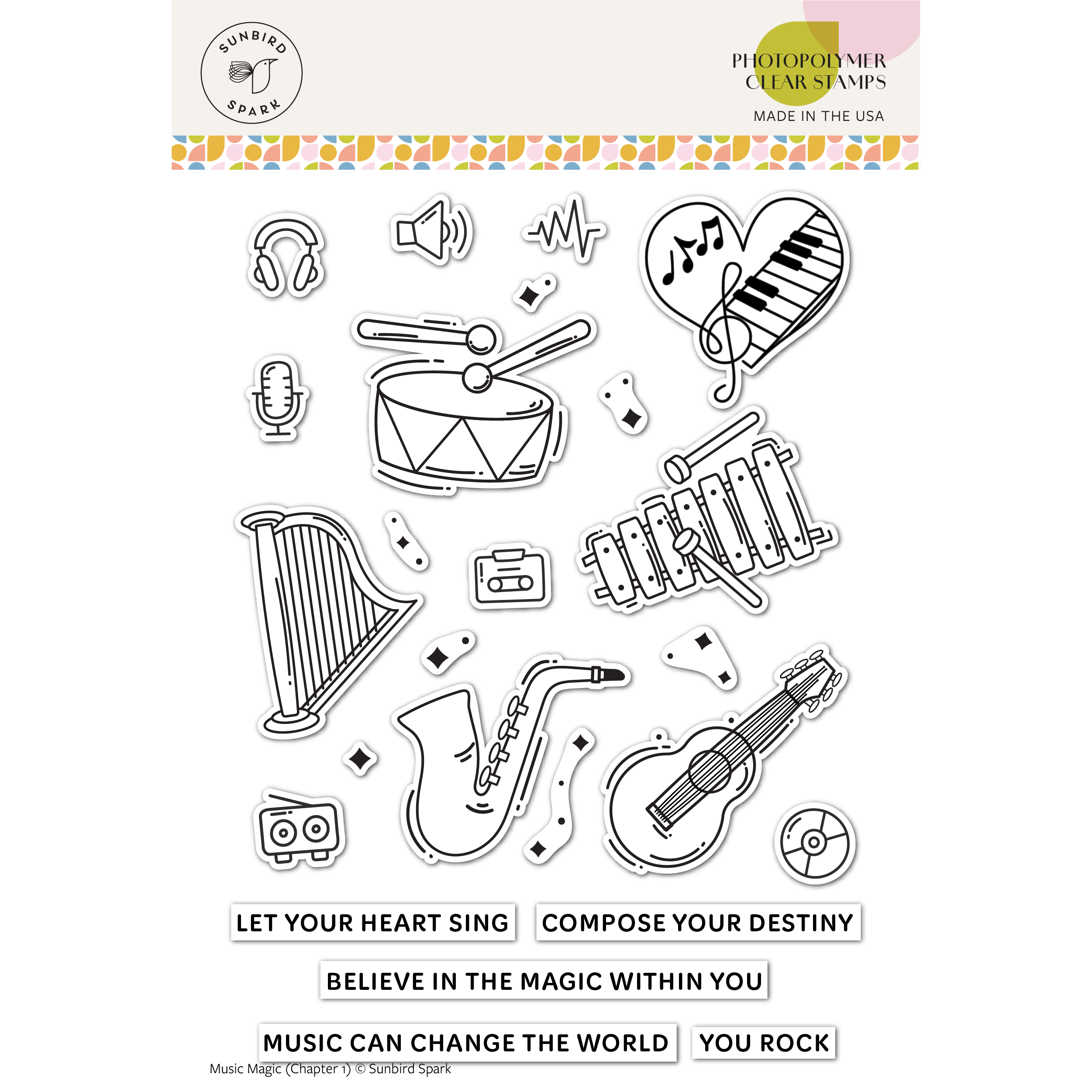 Music Magic (Chapter 1) - Clear Stamps