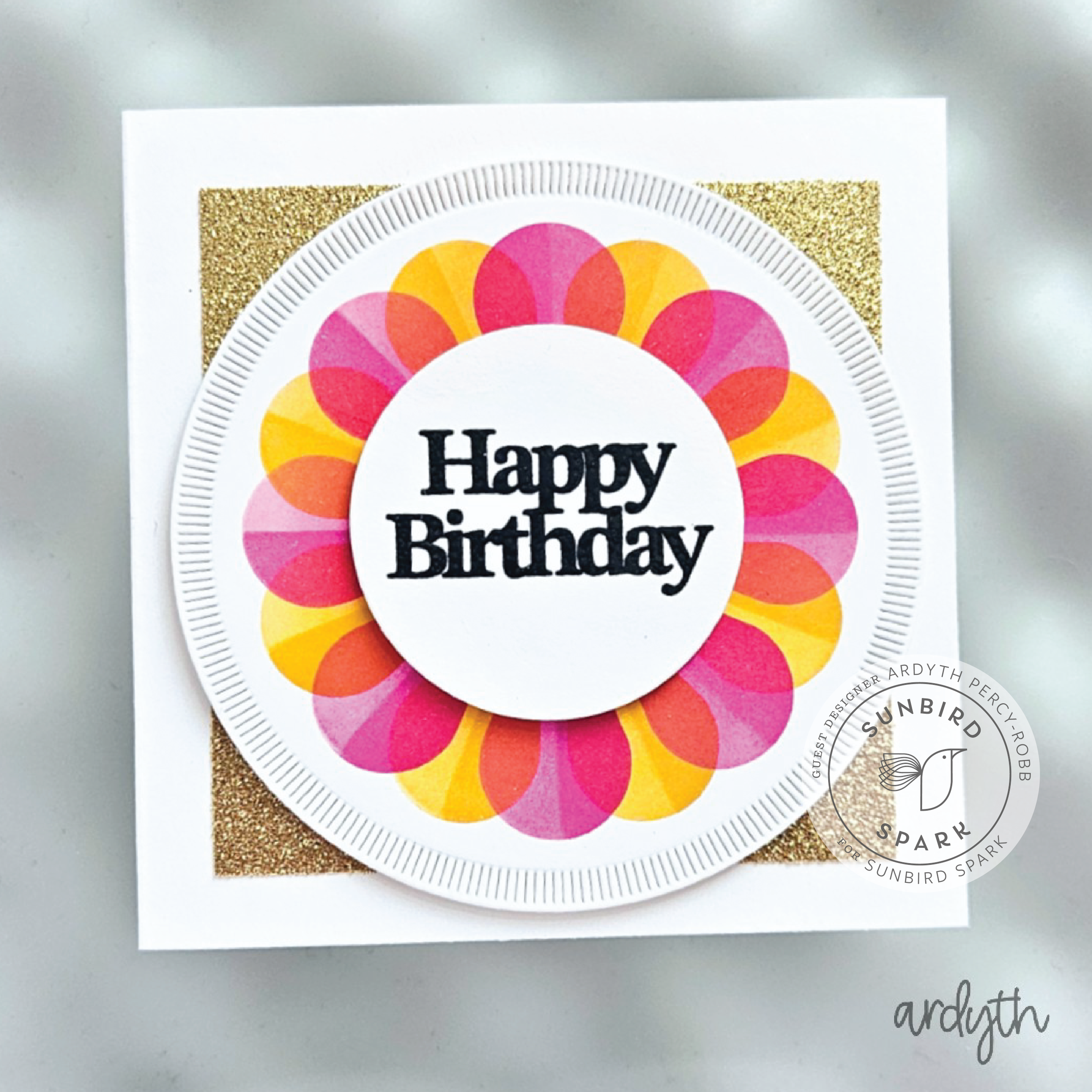 Petal Rosette Stencils 360°™ (6"+4") & Coordinating Dies