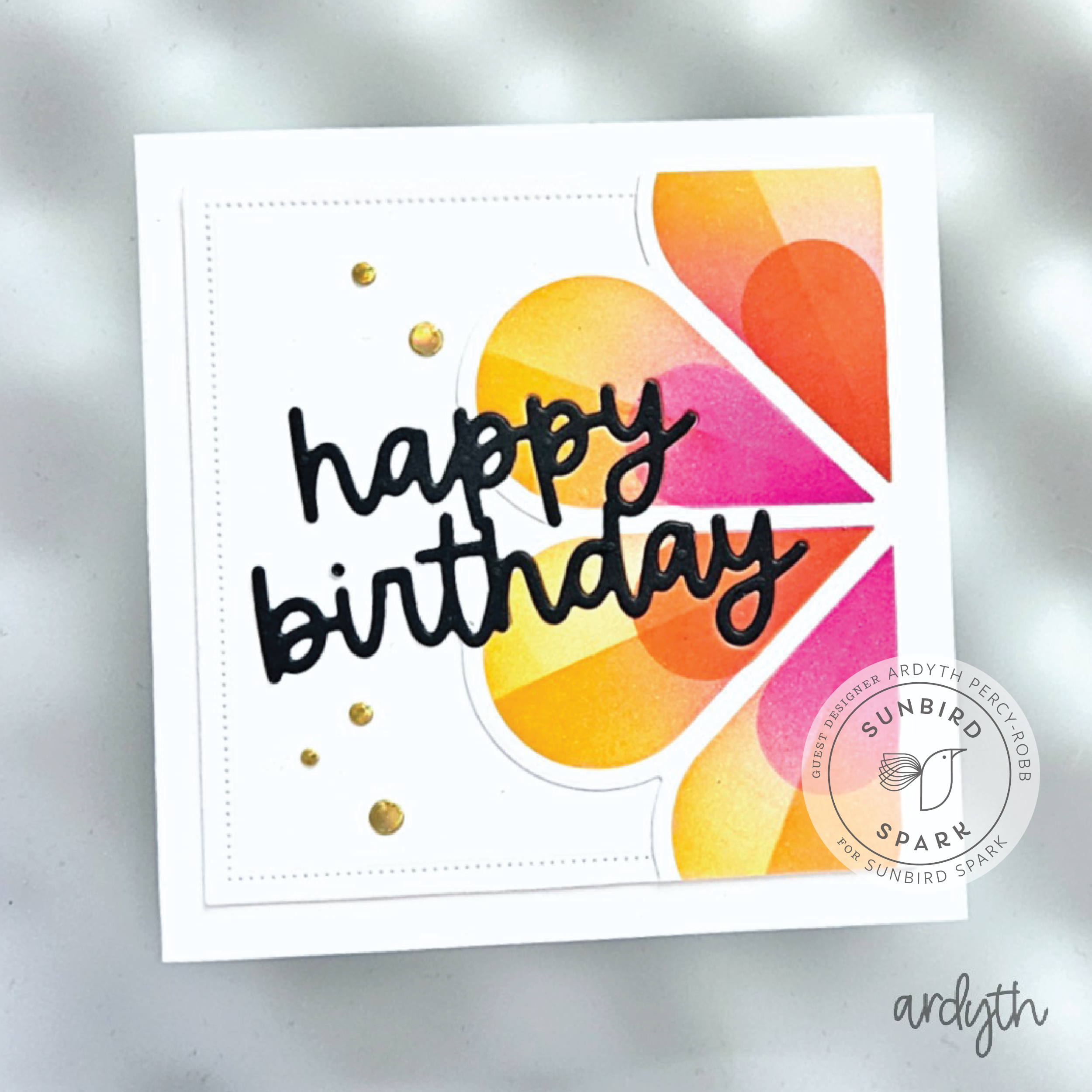 Petal Rosette Stencils 360°™ (6"+4") & Coordinating Dies