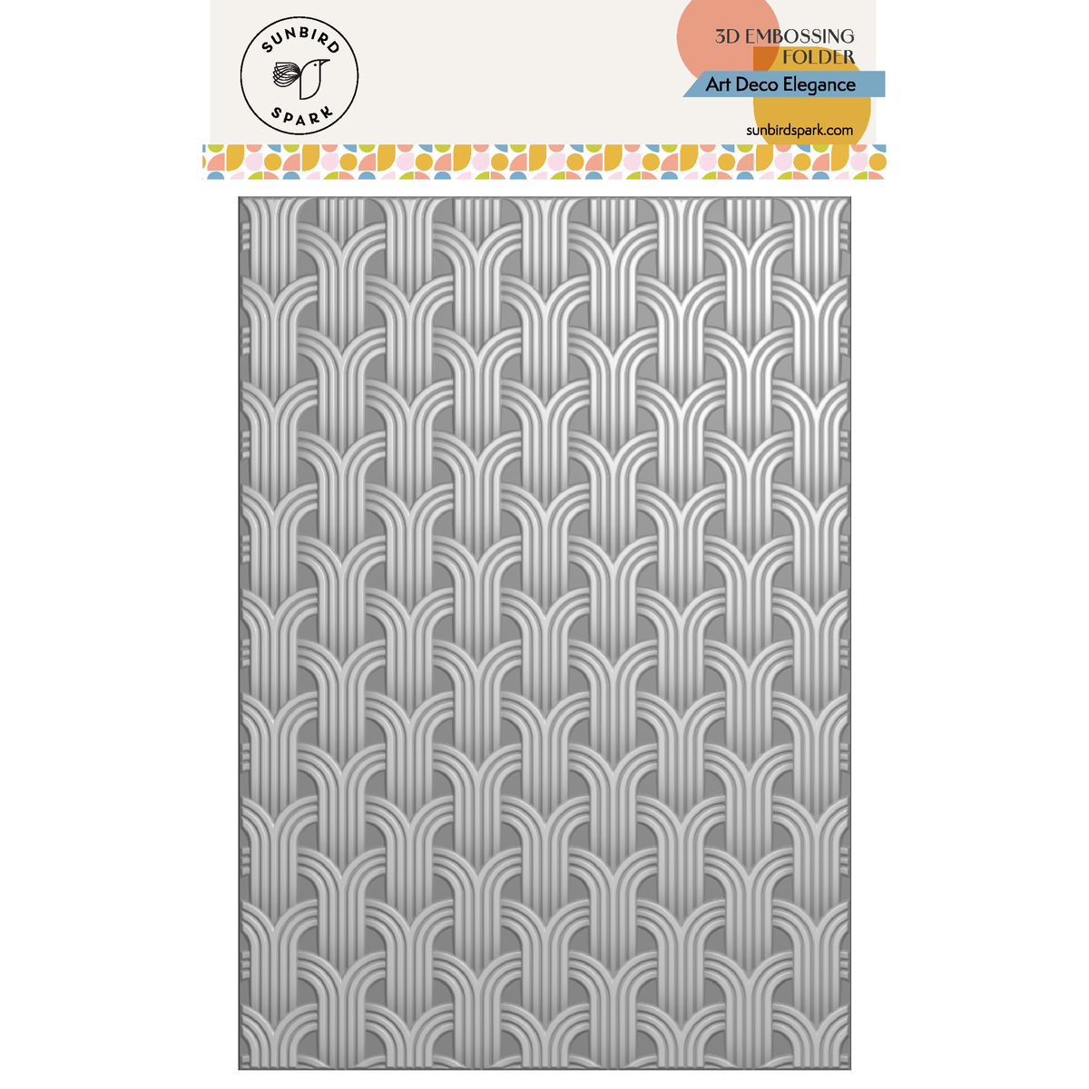 Art Deco Elegance 3D Embossing Folder