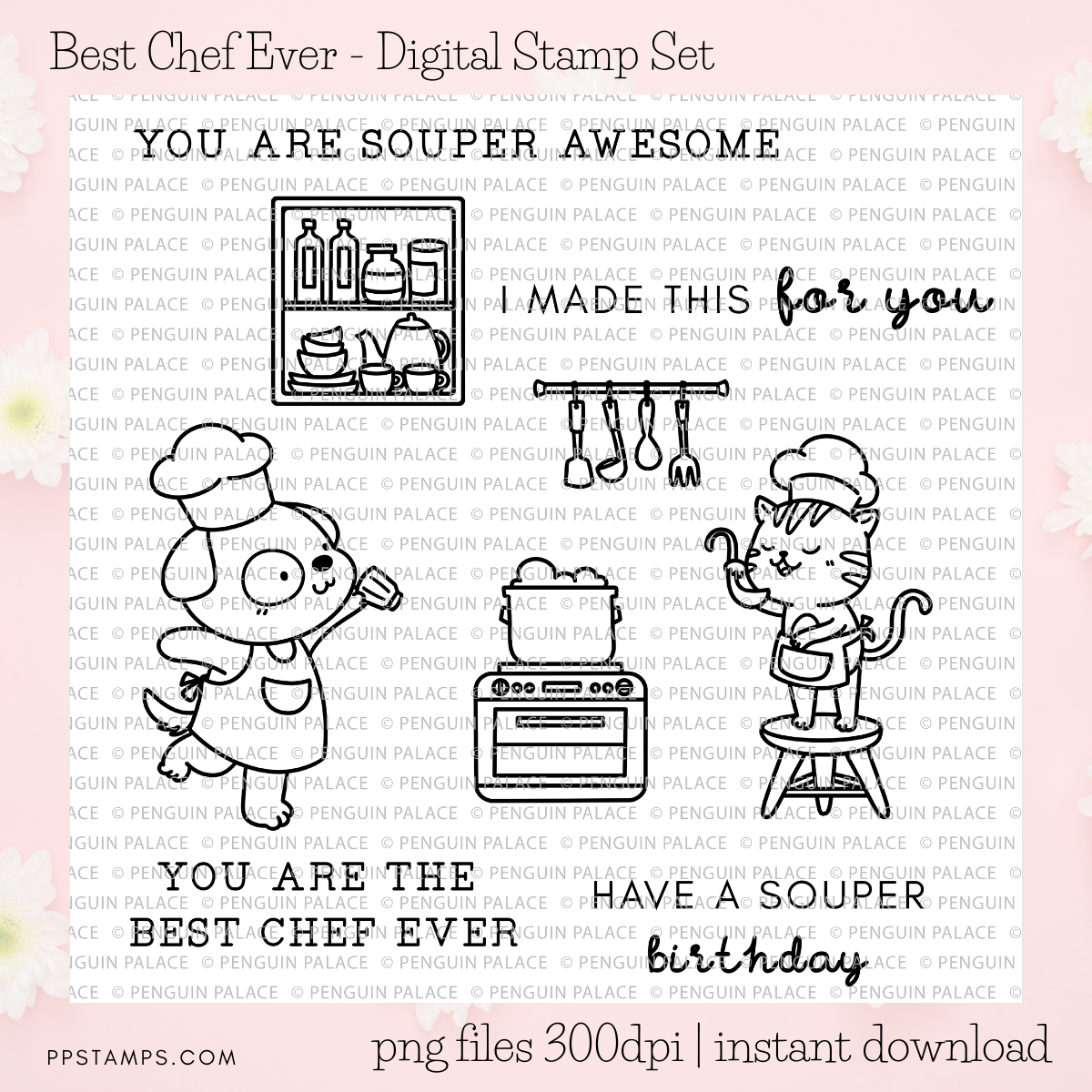 Best Chef Ever - Digital Stamp