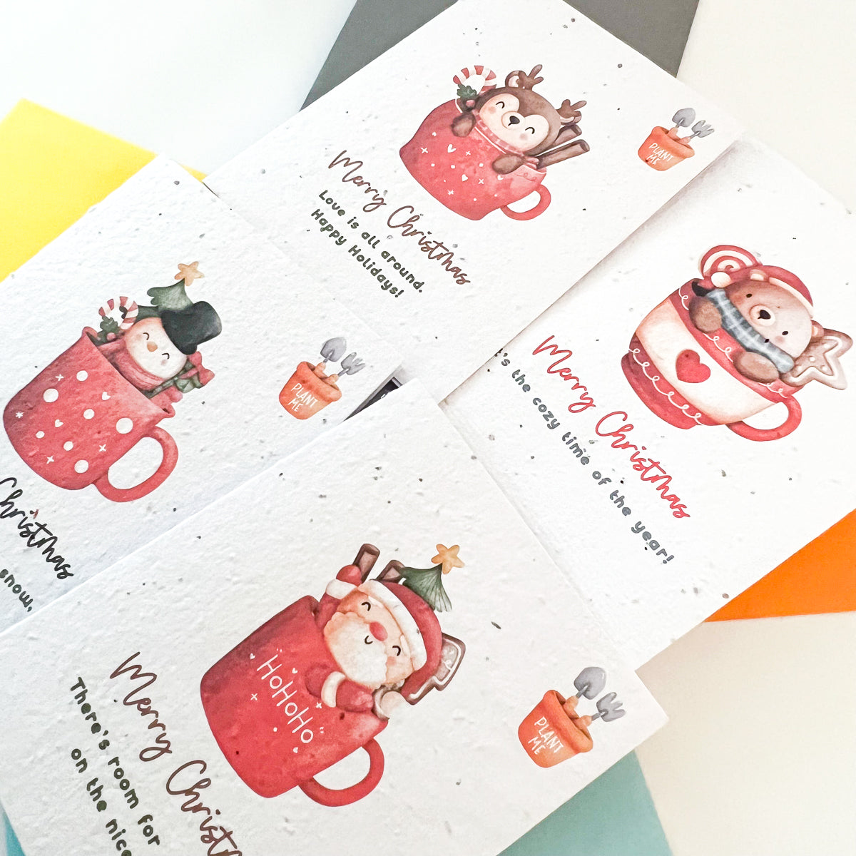 Plantable Seed Card - Merry Christmas Cards Bundle