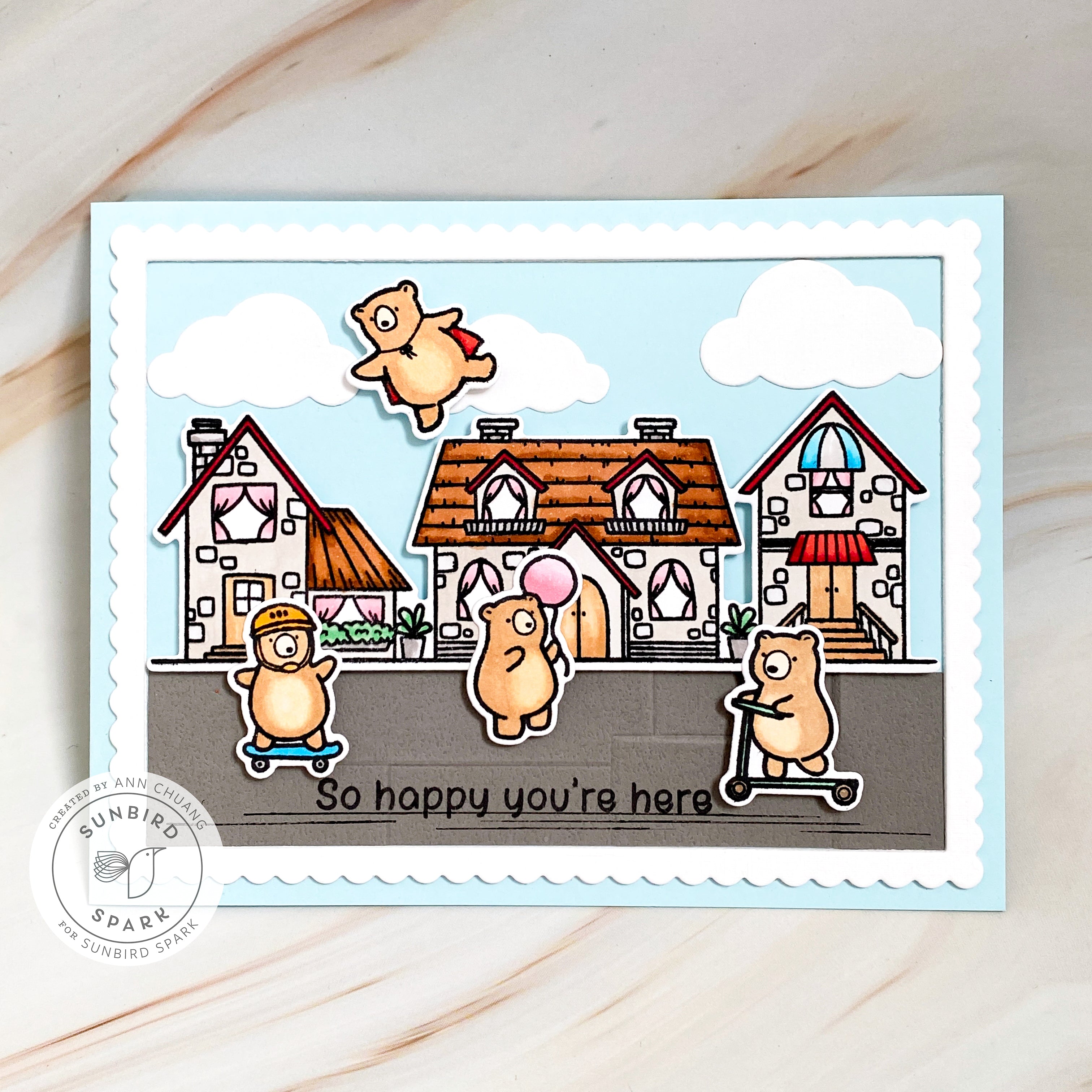 Cozy Streets Clear Stamps