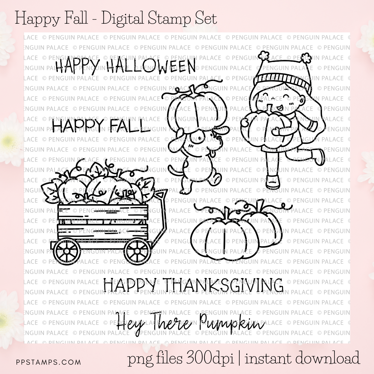 happy-fall-digital-stamp for Free Printable Free Digital Stamps Happy Fall - Digital Stamp for Free Printable Free Digital Stamps