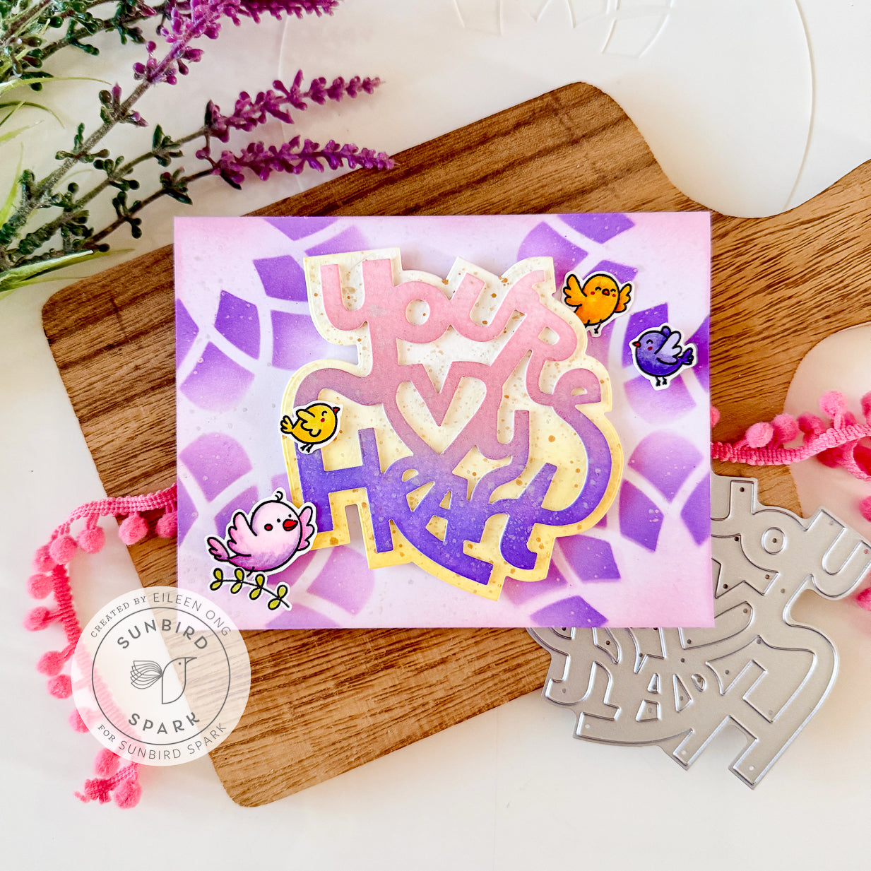 Plaid Floral Fun Stencils 360°™ (6")