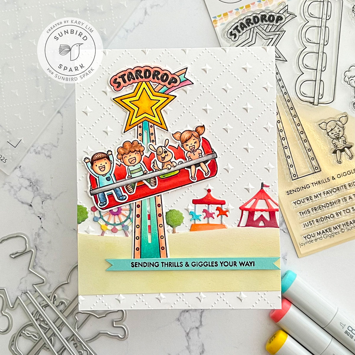 Joy Ride and Giggles Clear Stamps
