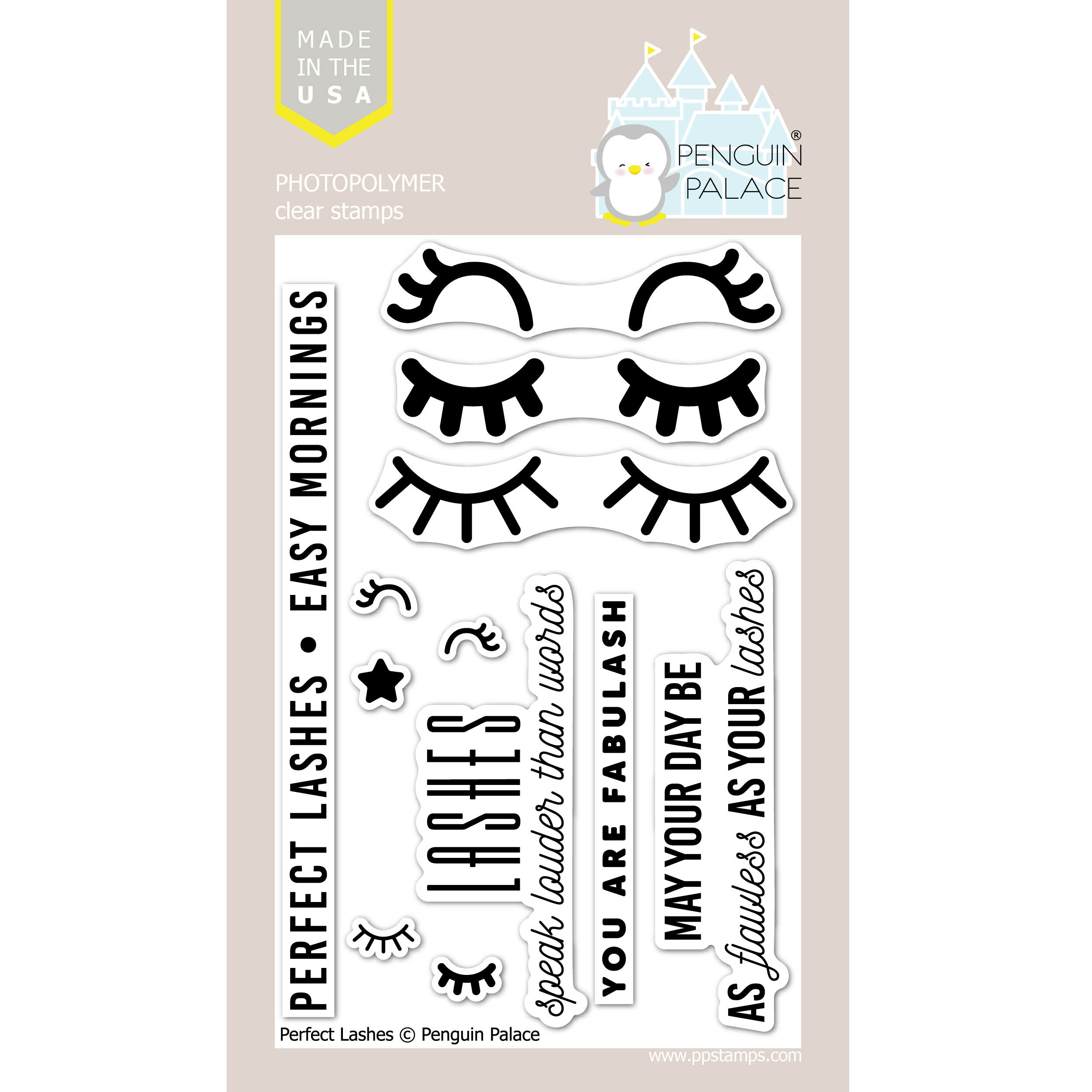 Perfect Lashes - Clear Stamps