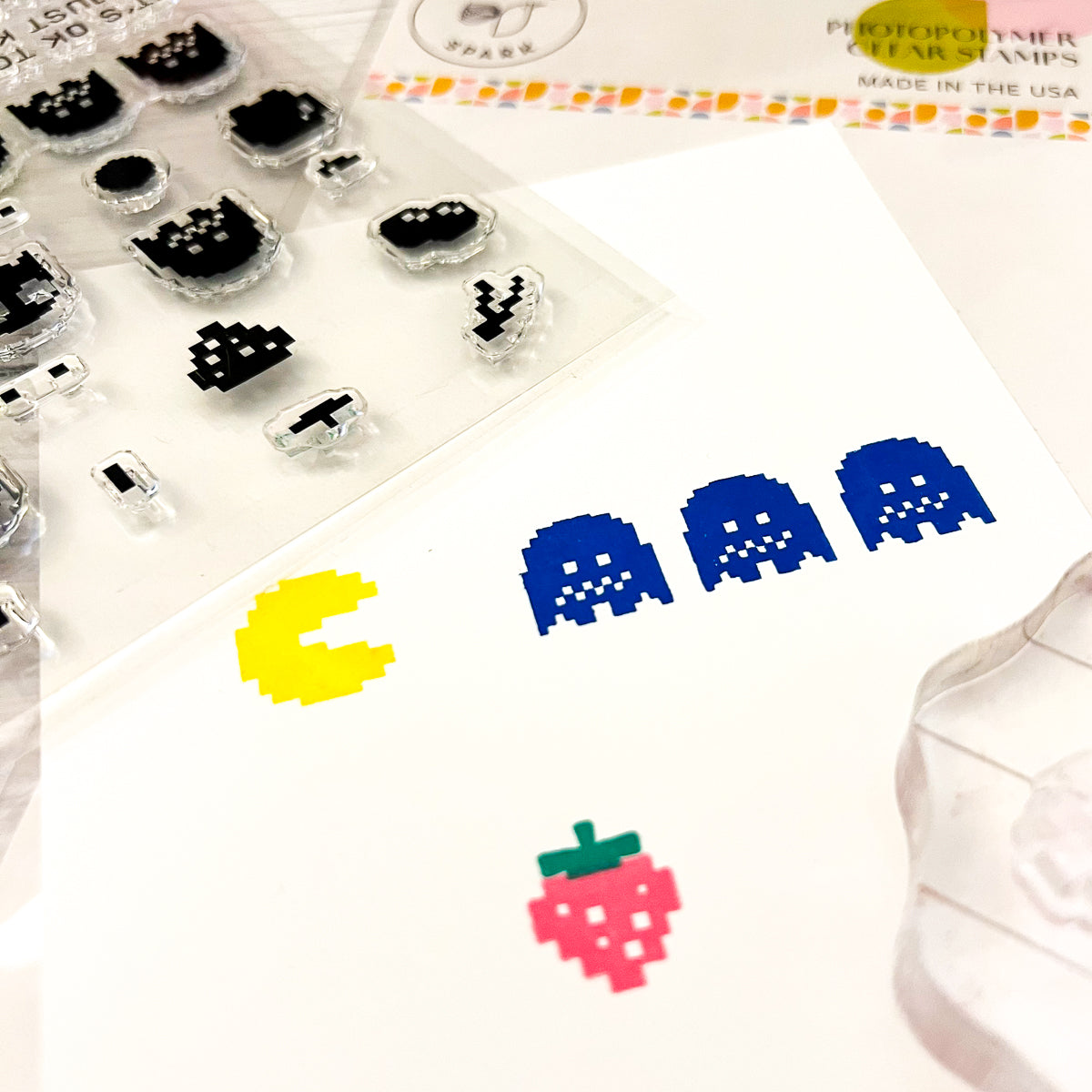 80s Pixel Party - Clear Stamps