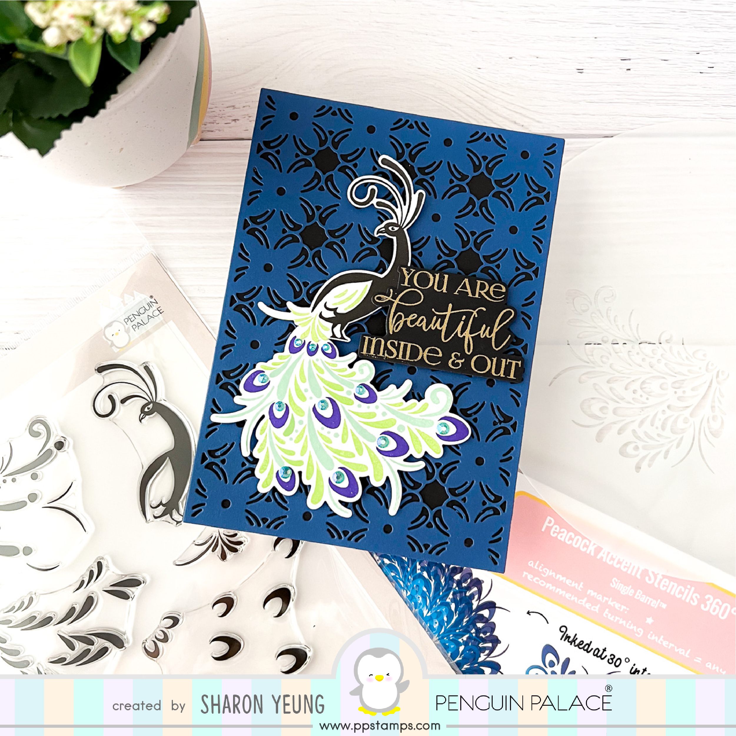 Beautiful Inside & Out - Stamps, Dies & Stencil Bundle