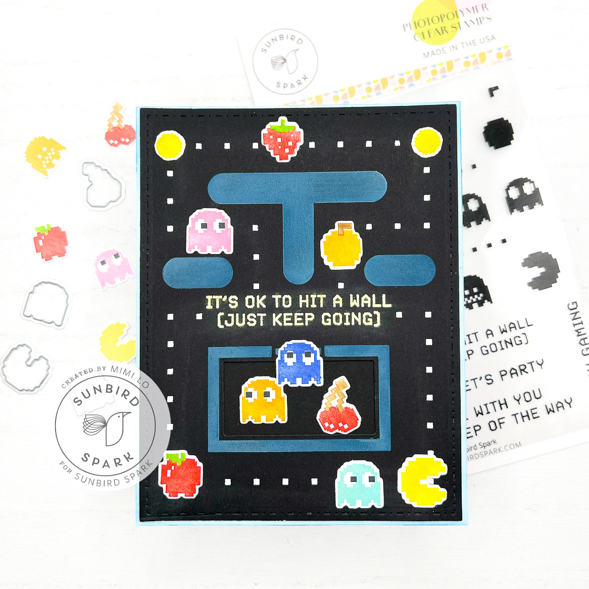 80s Pixel Party - Clear Stamps