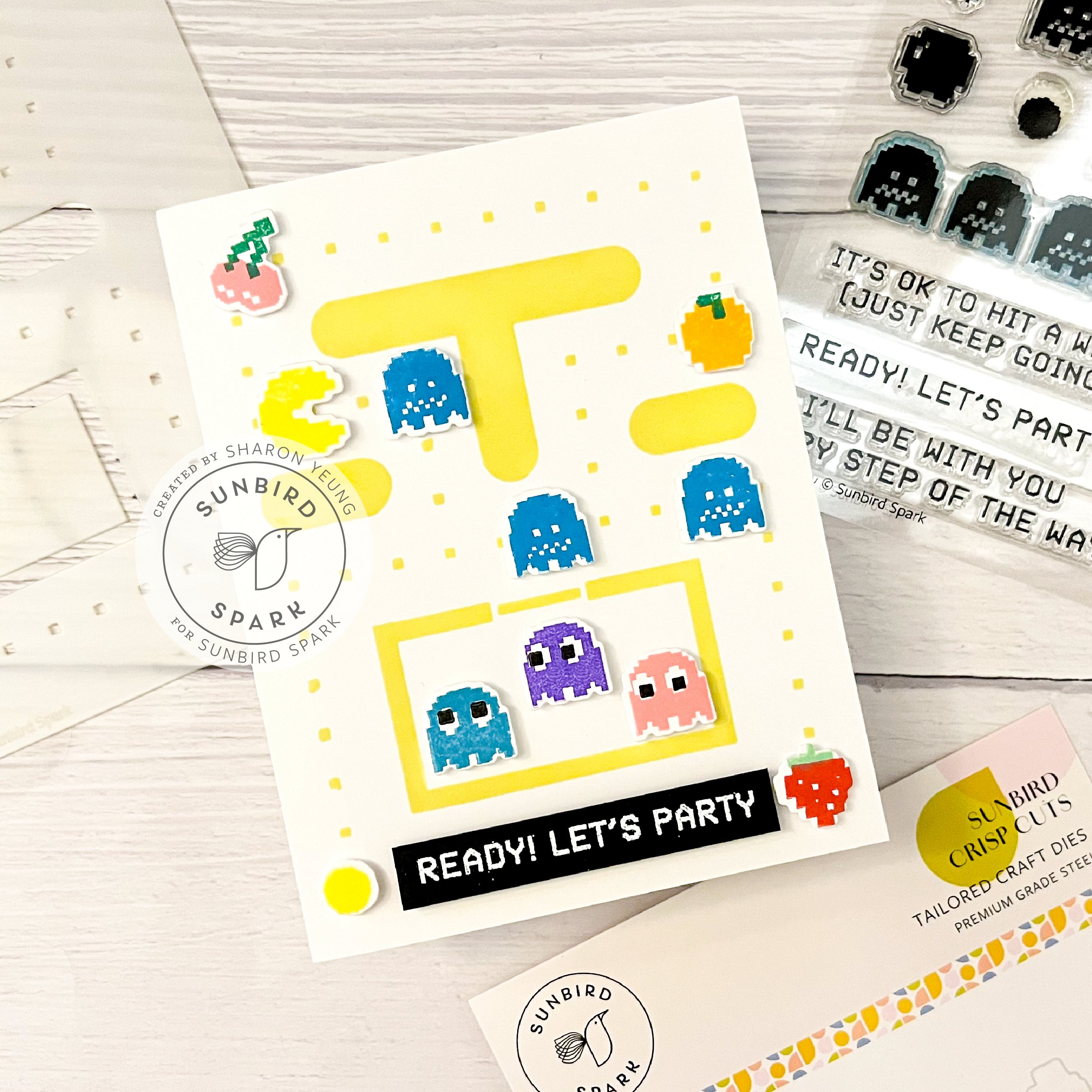 80s Pixel Party - Clear Stamps