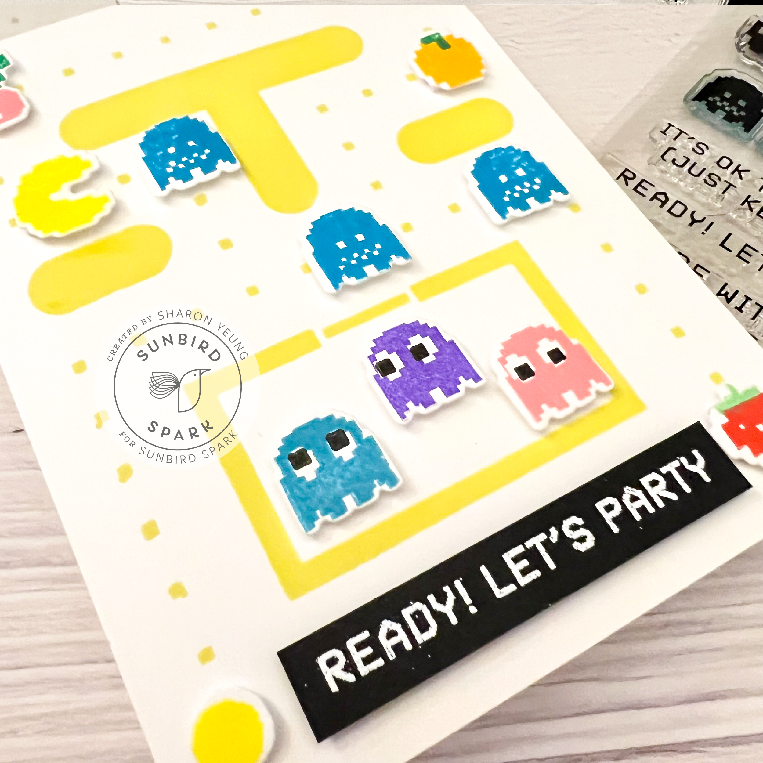 80s Pixel Party - Clear Stamps