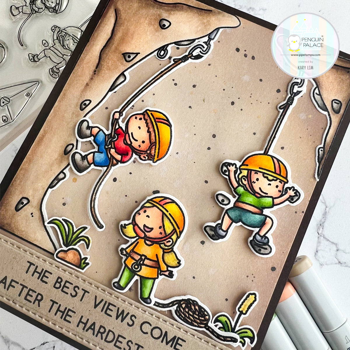 Rock Climbing - Clear Stamps