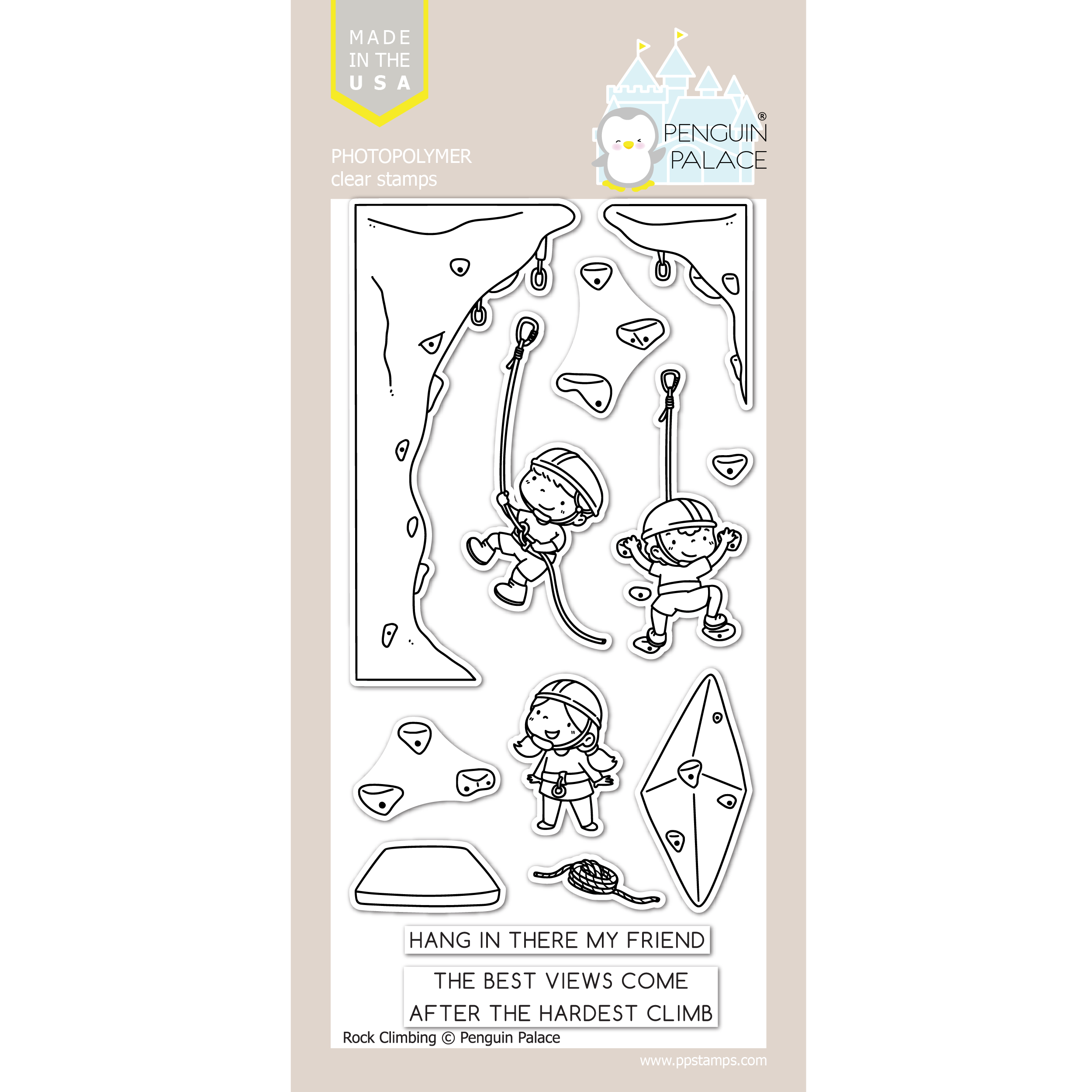 Rock Climbing - Clear Stamps