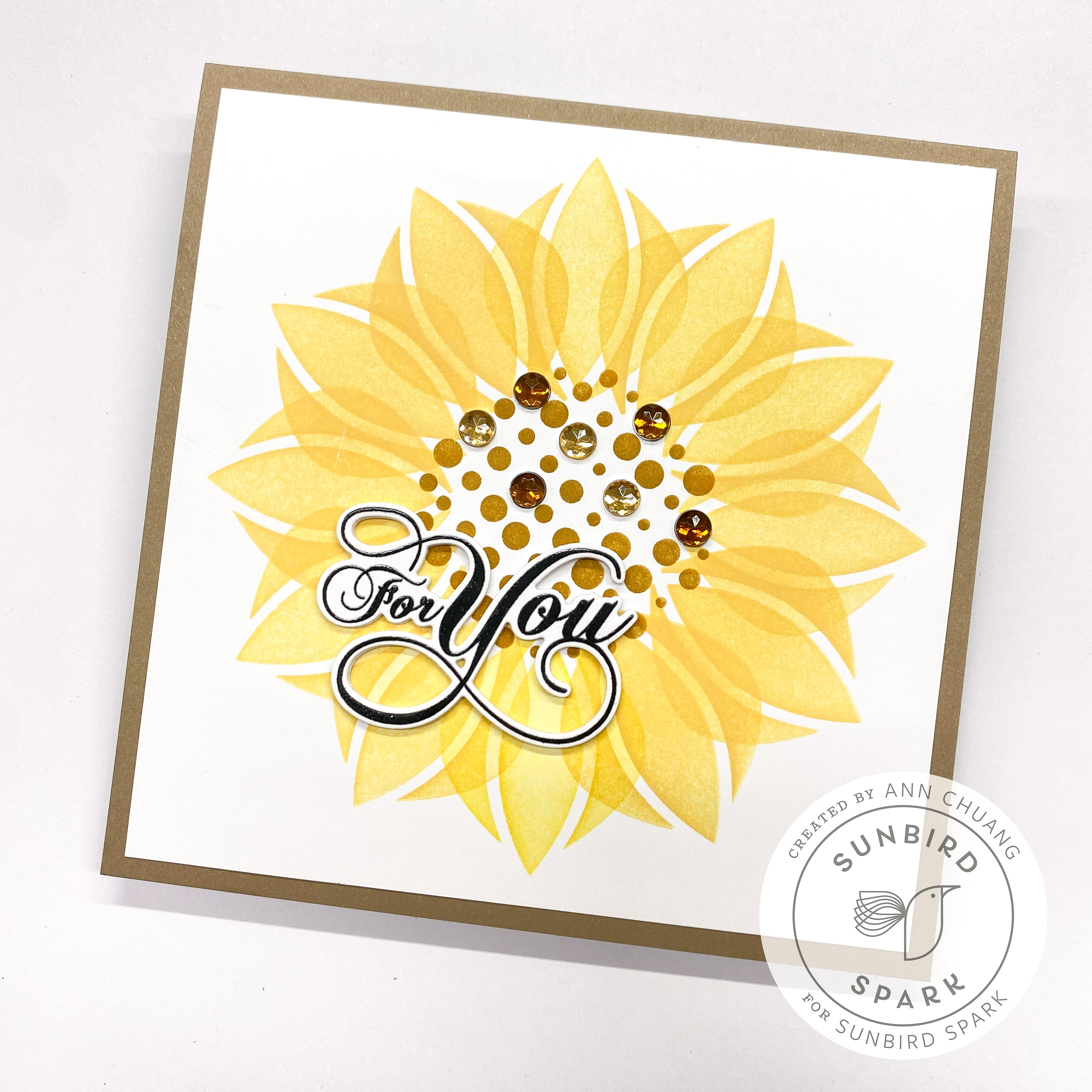 Sunburst Floral Stencils 360°™