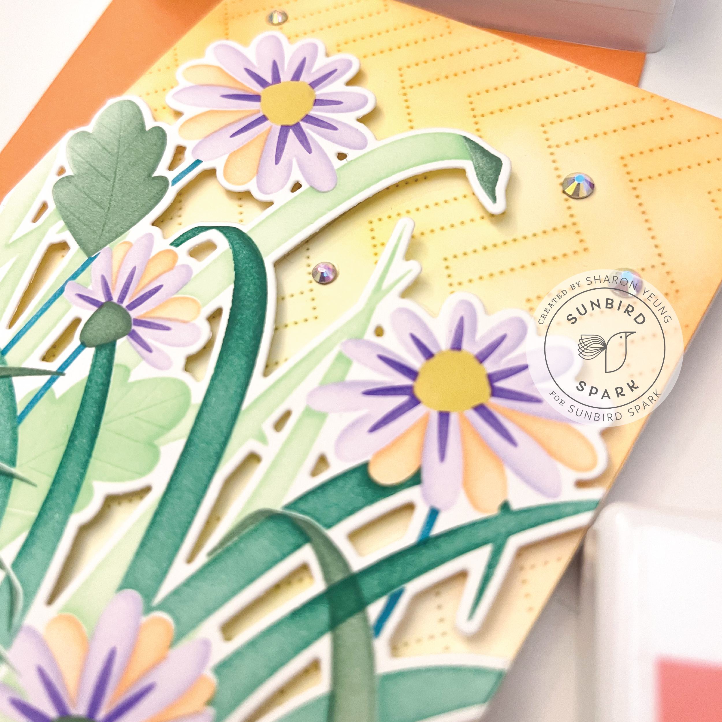 Sunlit Meadow Layering Stencil & Coordinating Die Set