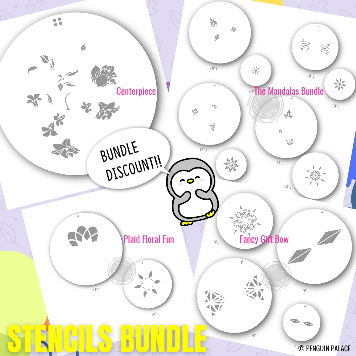 Spring/Summer 2022 Release - Stencils 360°™ Bundle (4 sets)