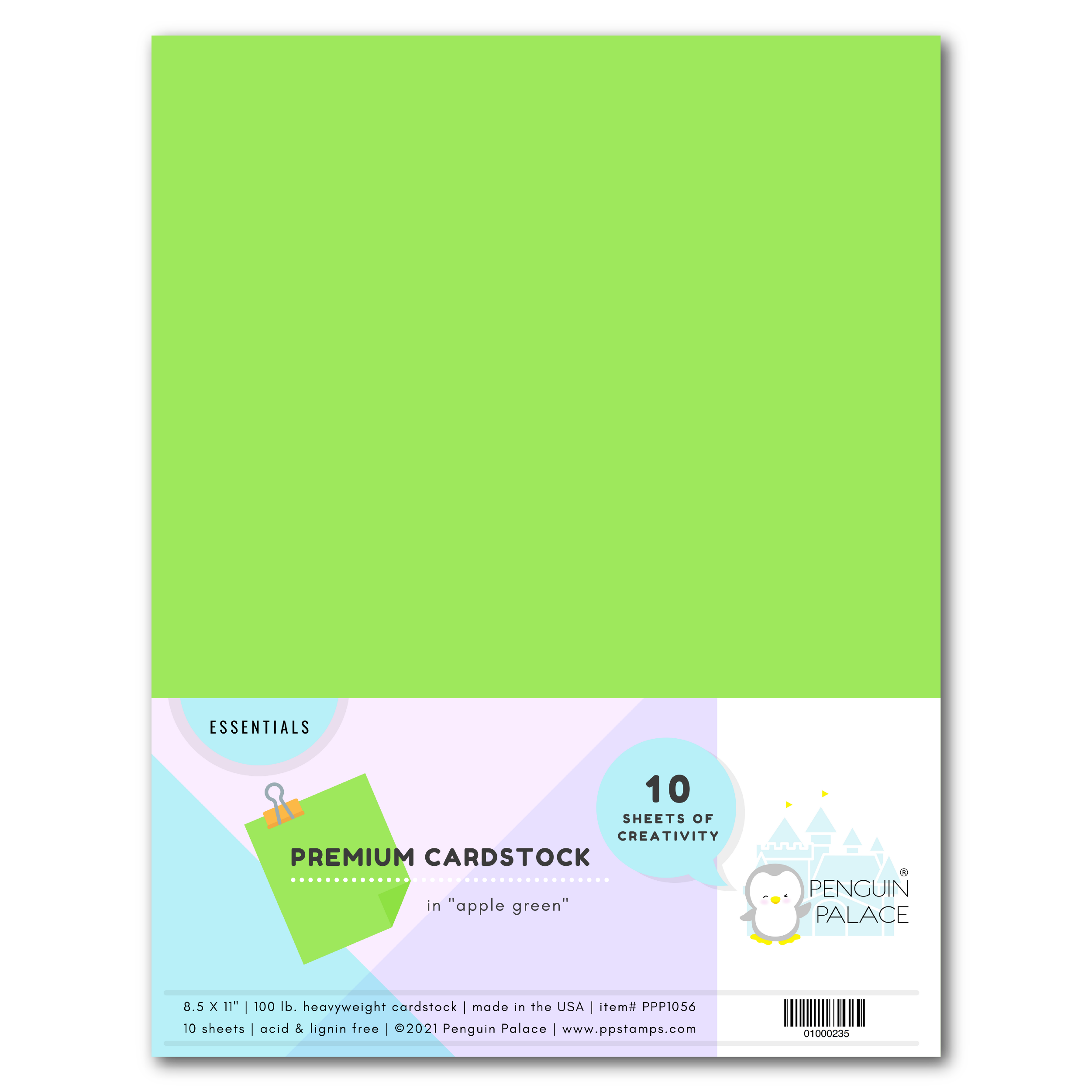 Apple Green - Heavyweight Premium Cardstock